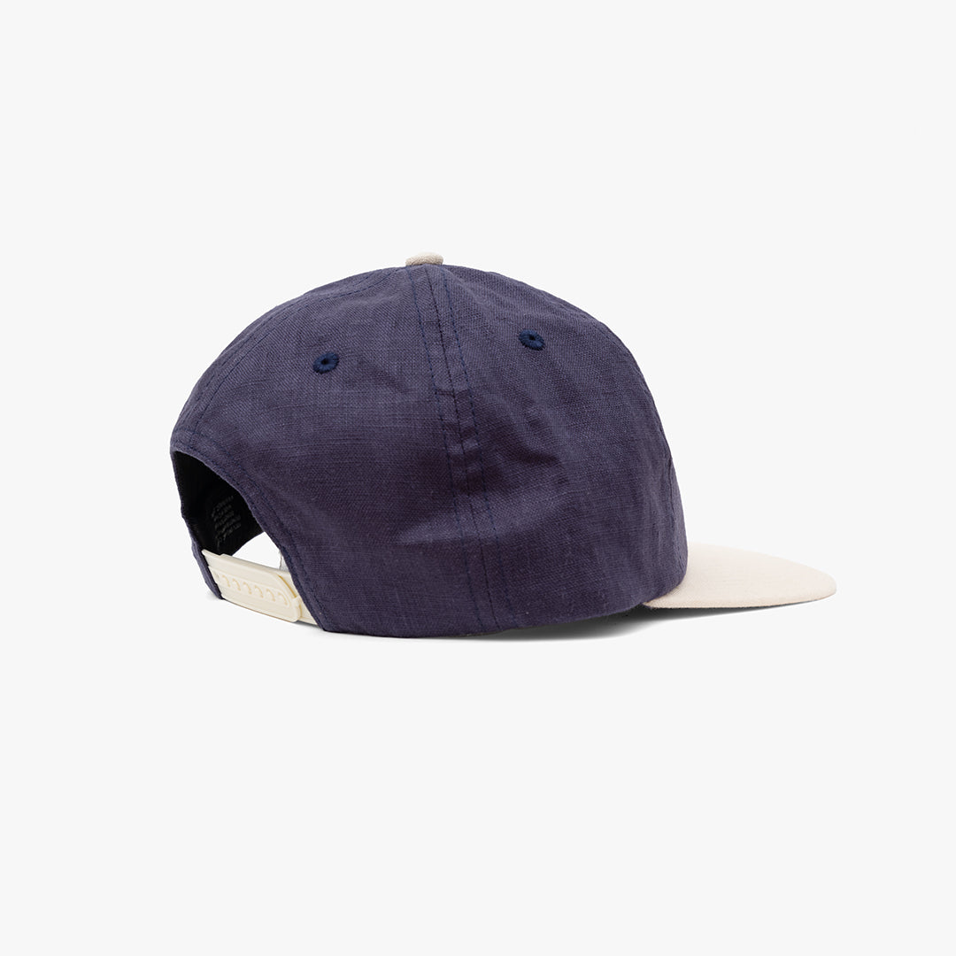 The Mens Parkfield 6 Panel Cap Oceanic from Parlez clothing