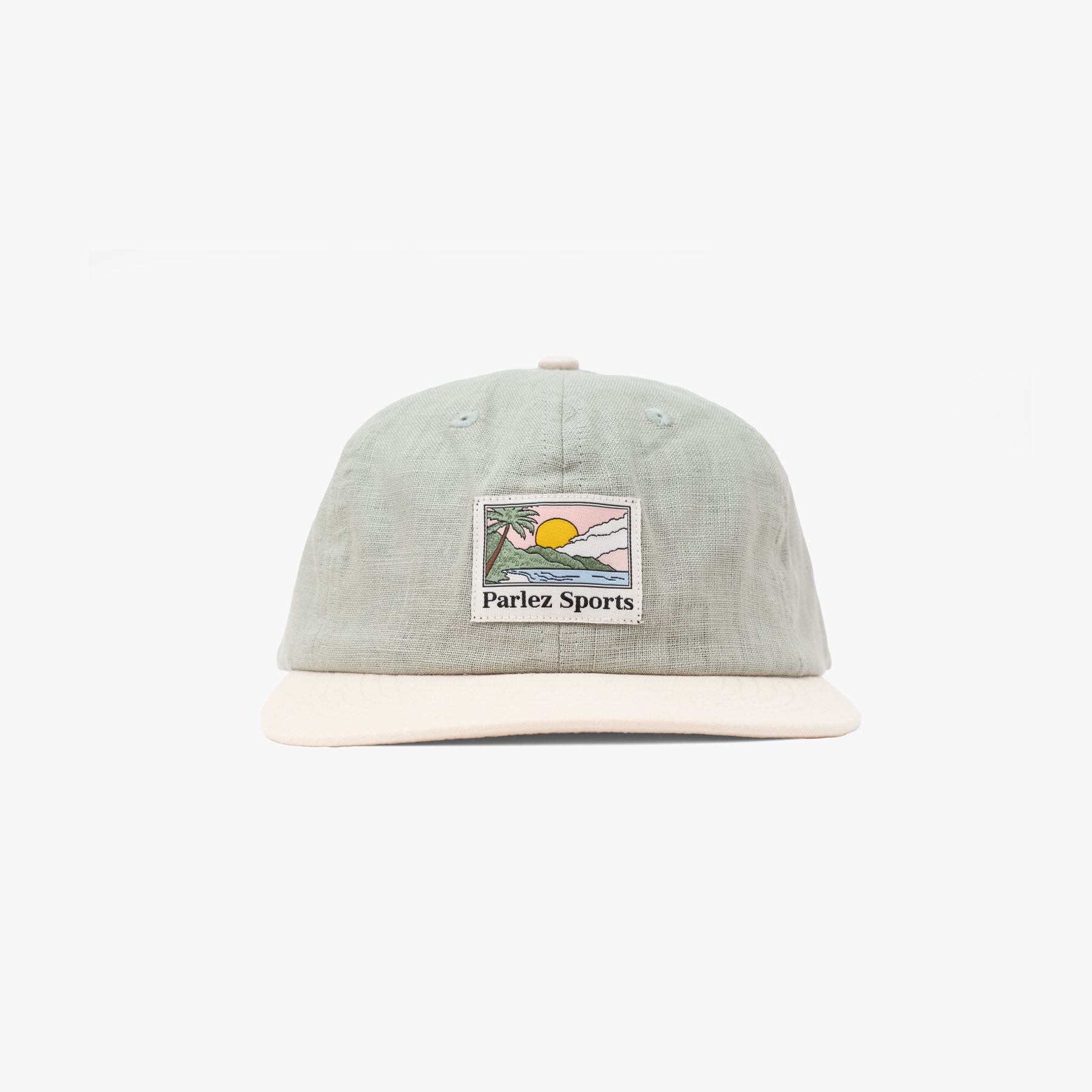 The Mens Parkfield 6 Panel Cap Mineral from Parlez clothing