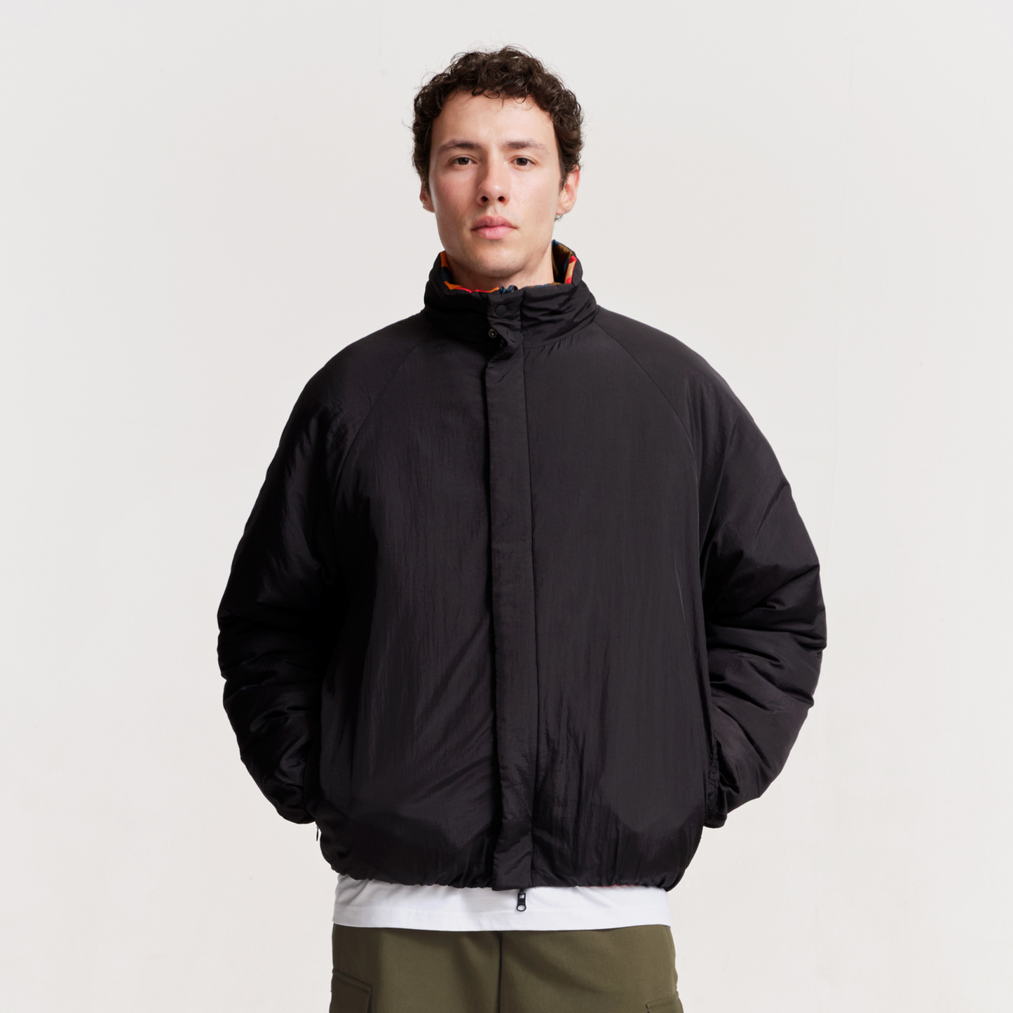 The Mens Toast Reversable Jacket Black from Parlez clothing