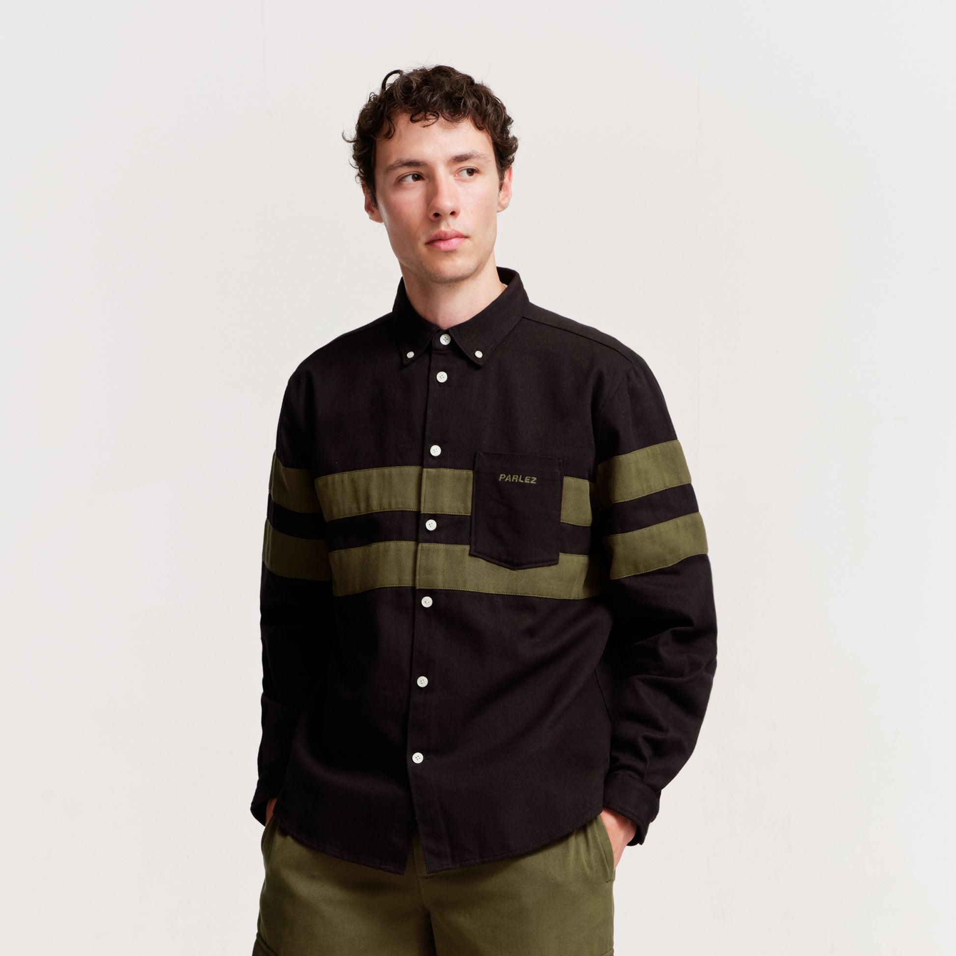 The Mens Graph Shirt Black from Parlez clothing
