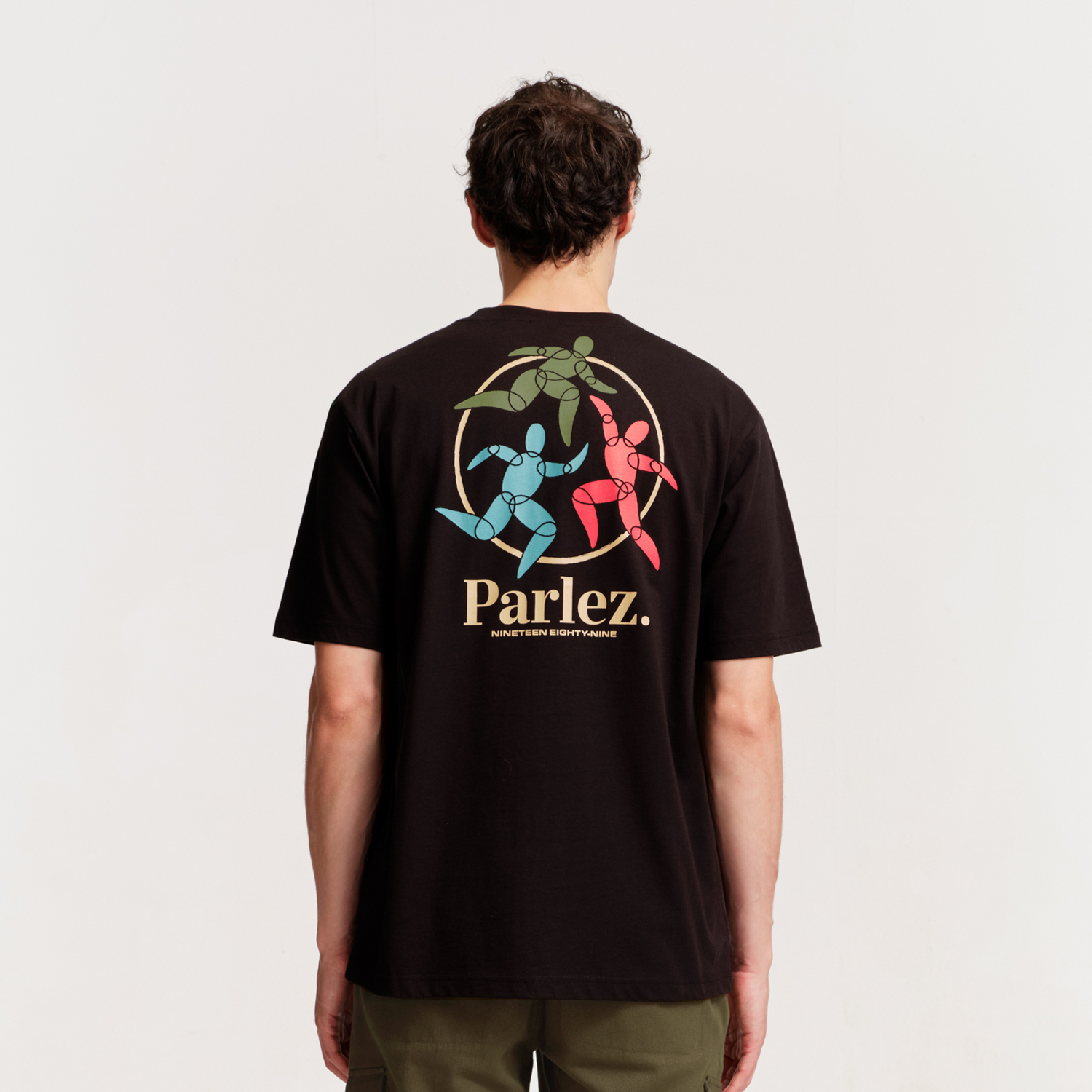 The Mens Corpora T-Shirt Black from Parlez clothing
