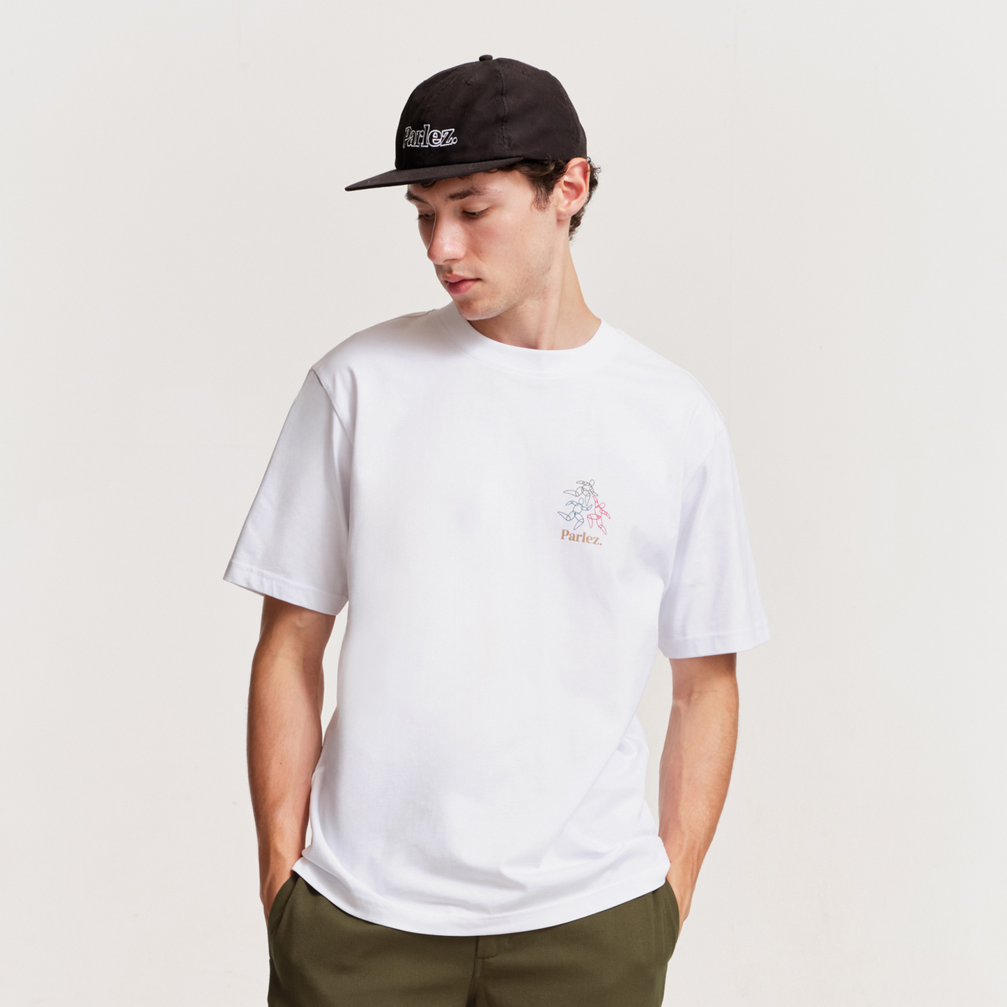 The Mens Corpora T-Shirt White from Parlez clothing