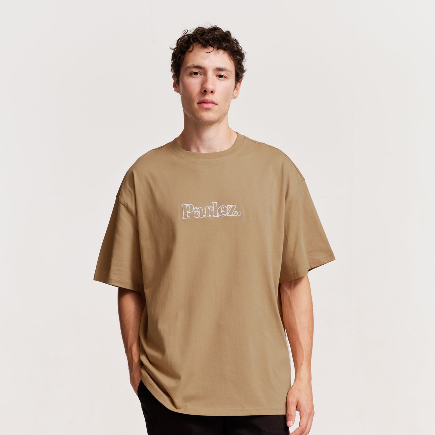 The Mens Magna Os T-Shirt Sand from Parlez clothing