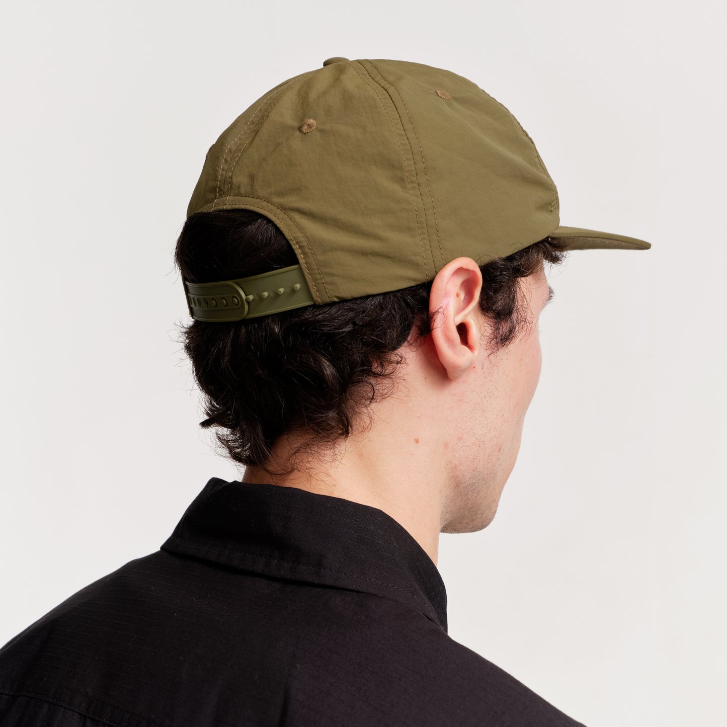 The Mens Catch 6 Panel Cap Moss from Parlez clothing