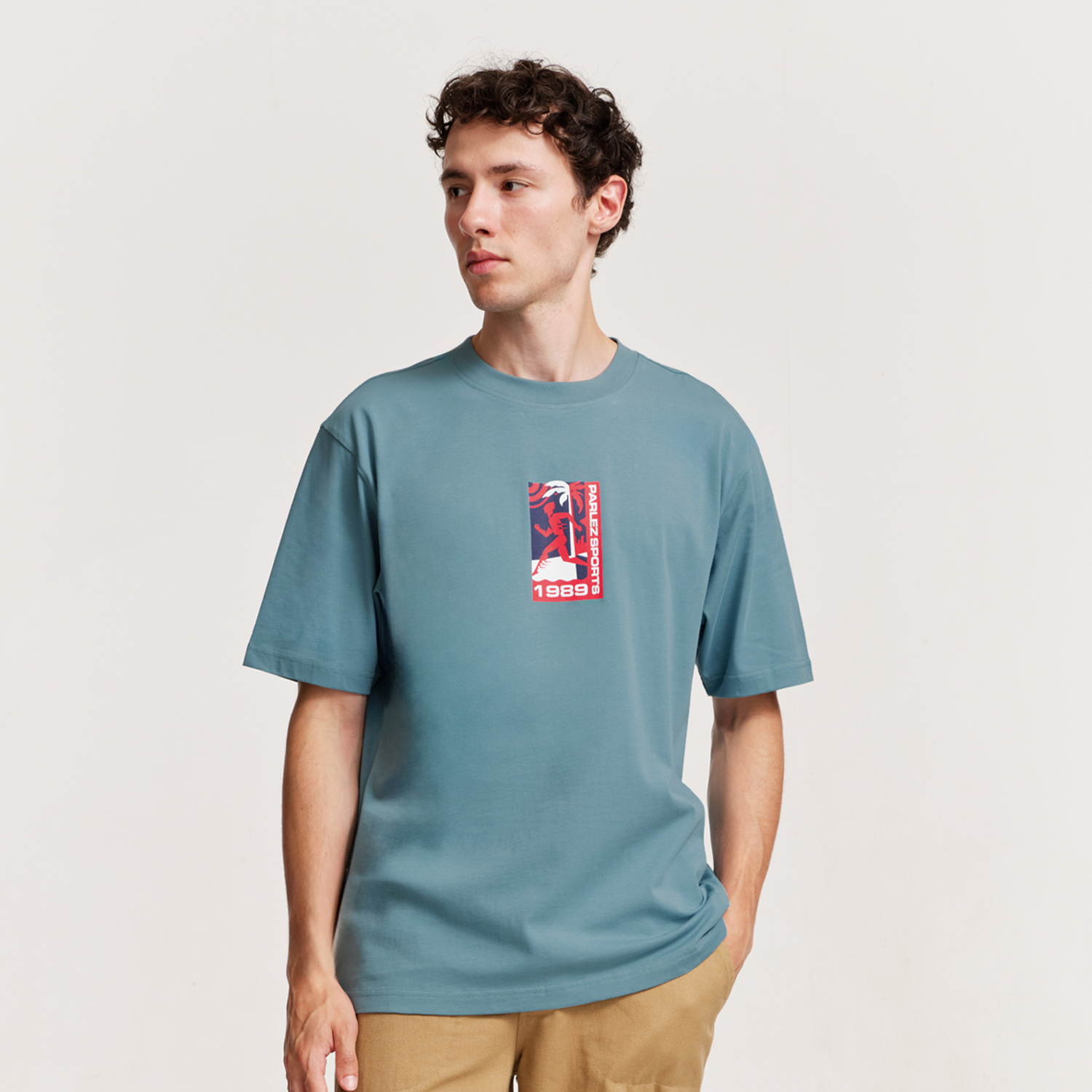 The Mens Vita T-Shirt Storm from Parlez clothing