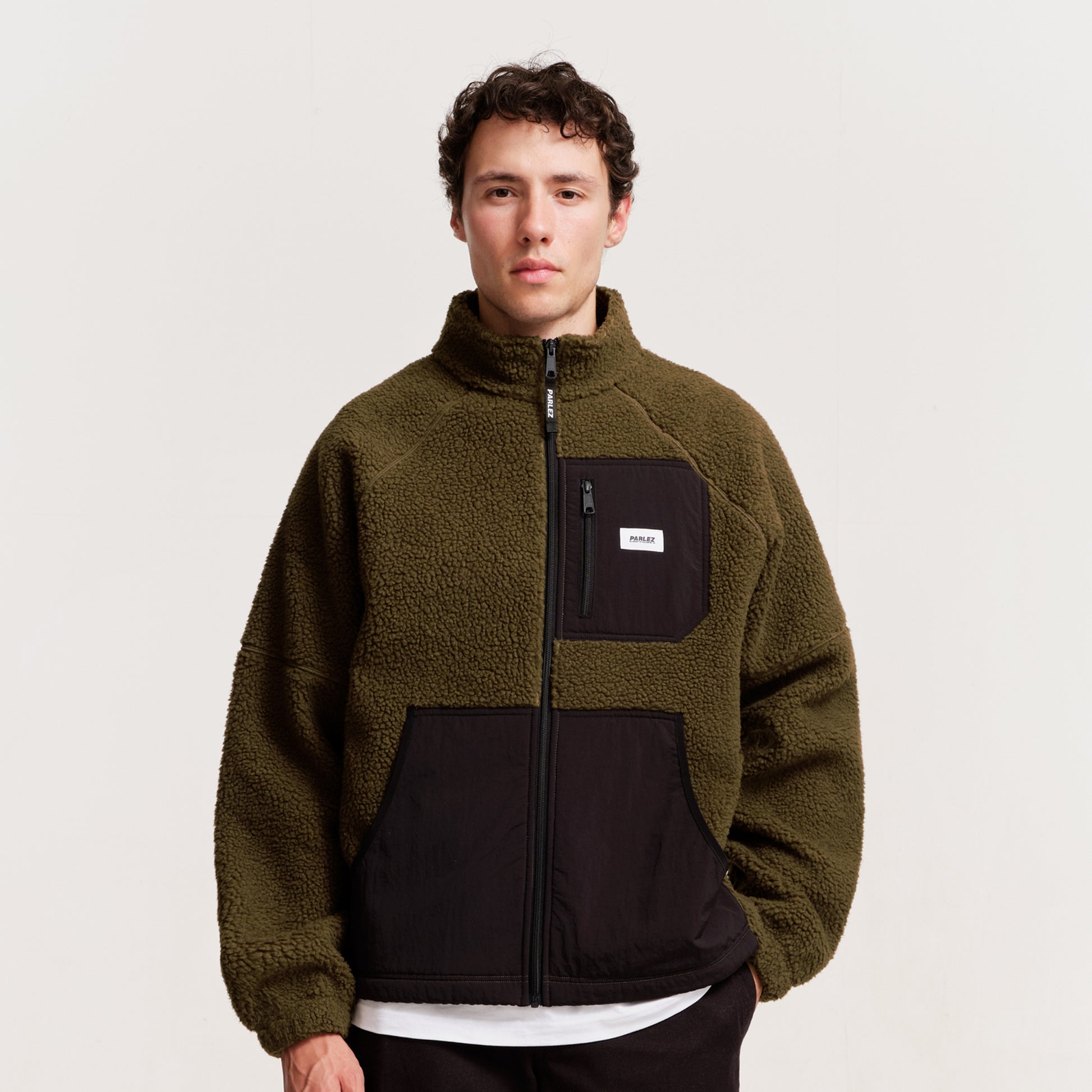 The Mens Ascend Fleece Moss from Parlez clothing