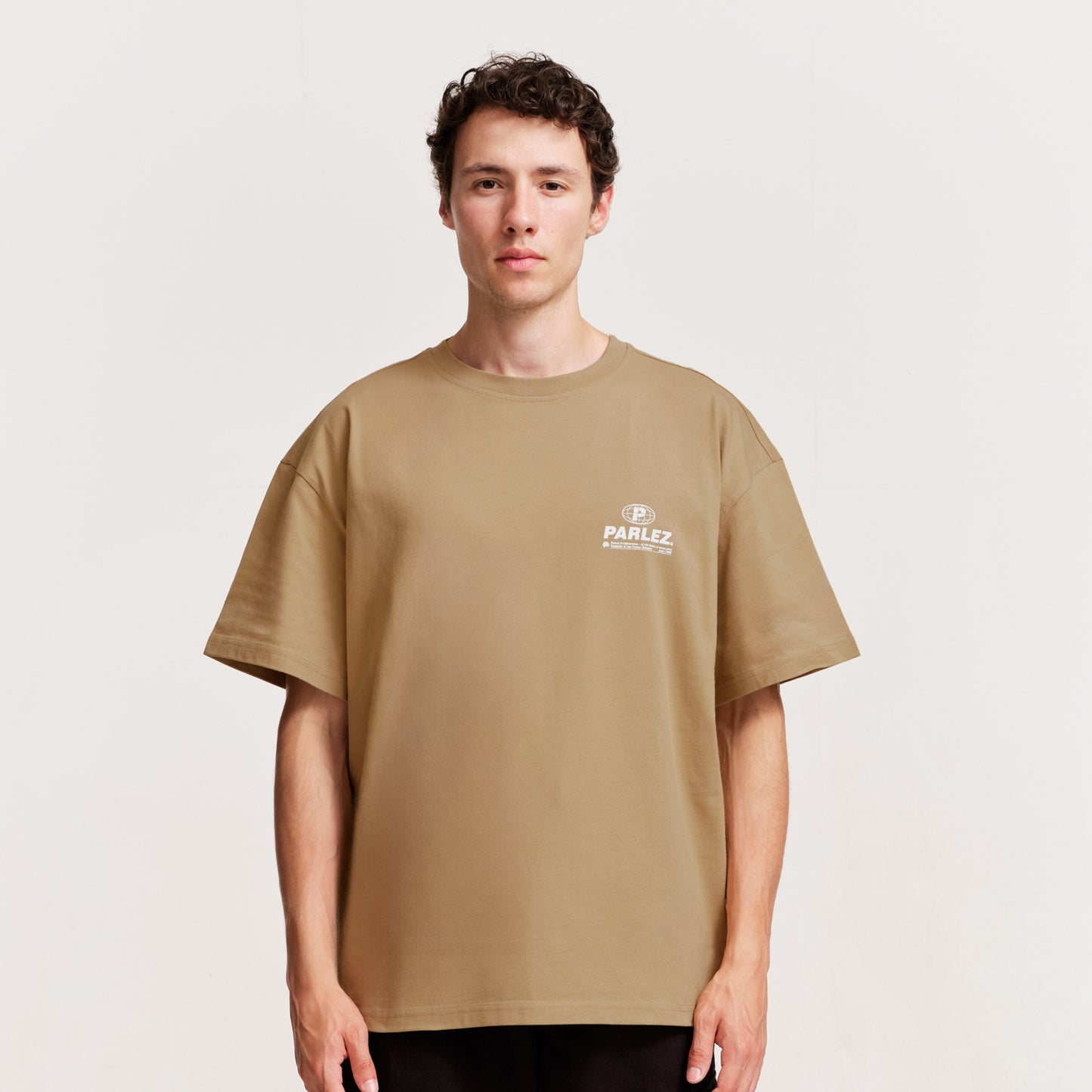 The Mens Craft Os T-Shirt Sand from Parlez clothing