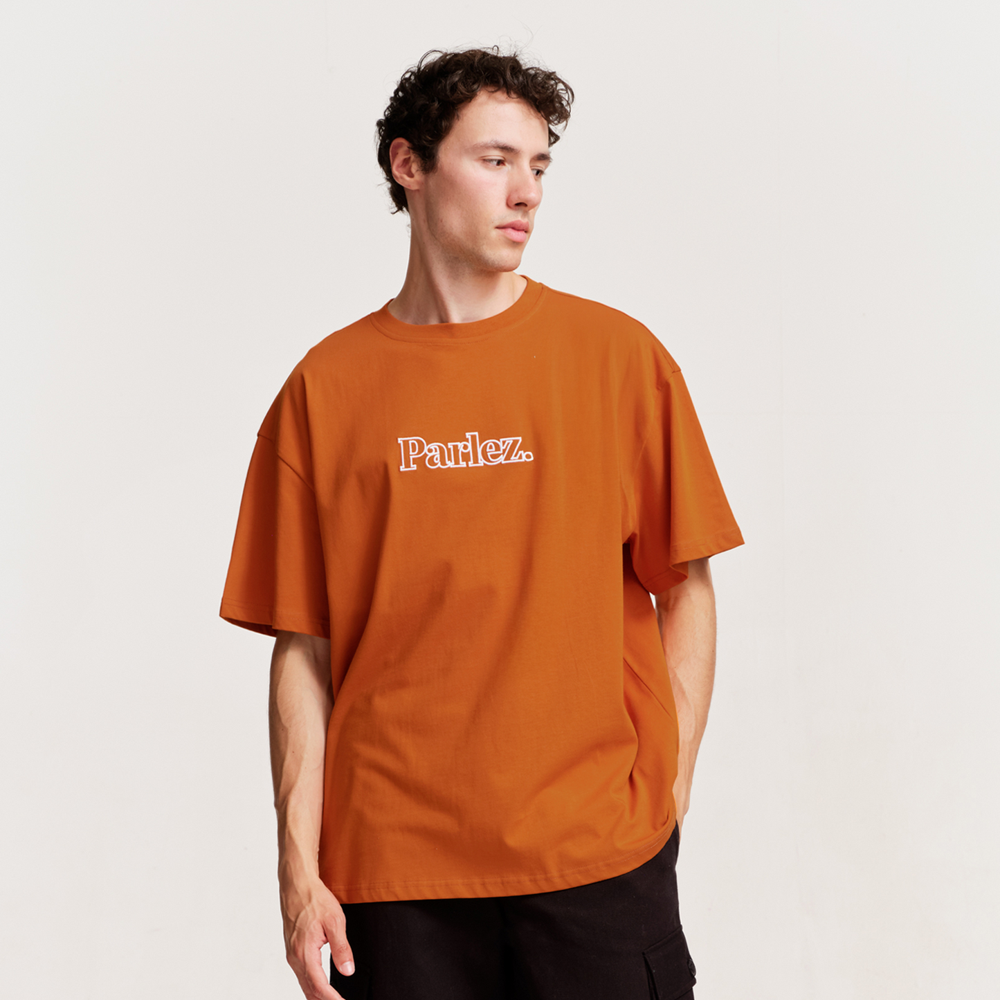 The Mens Magna Os T-Shirt Rust from Parlez clothing