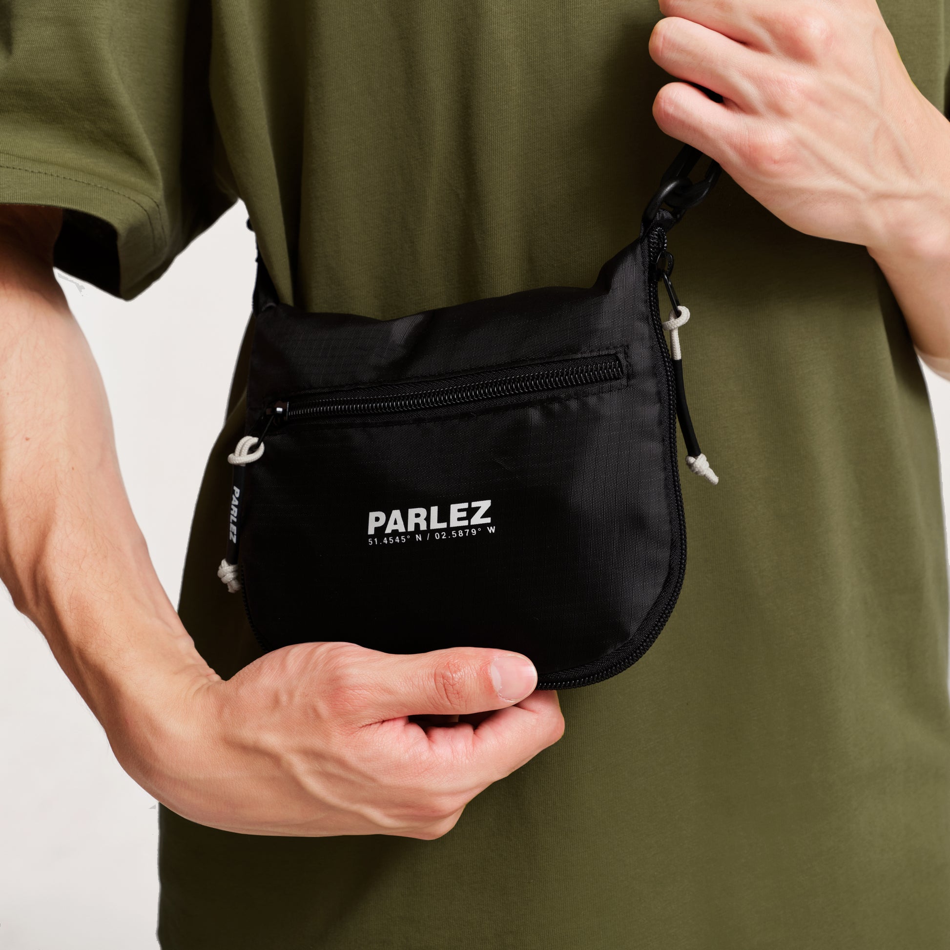 The Mens Haul Tote Bag Black from Parlez clothing