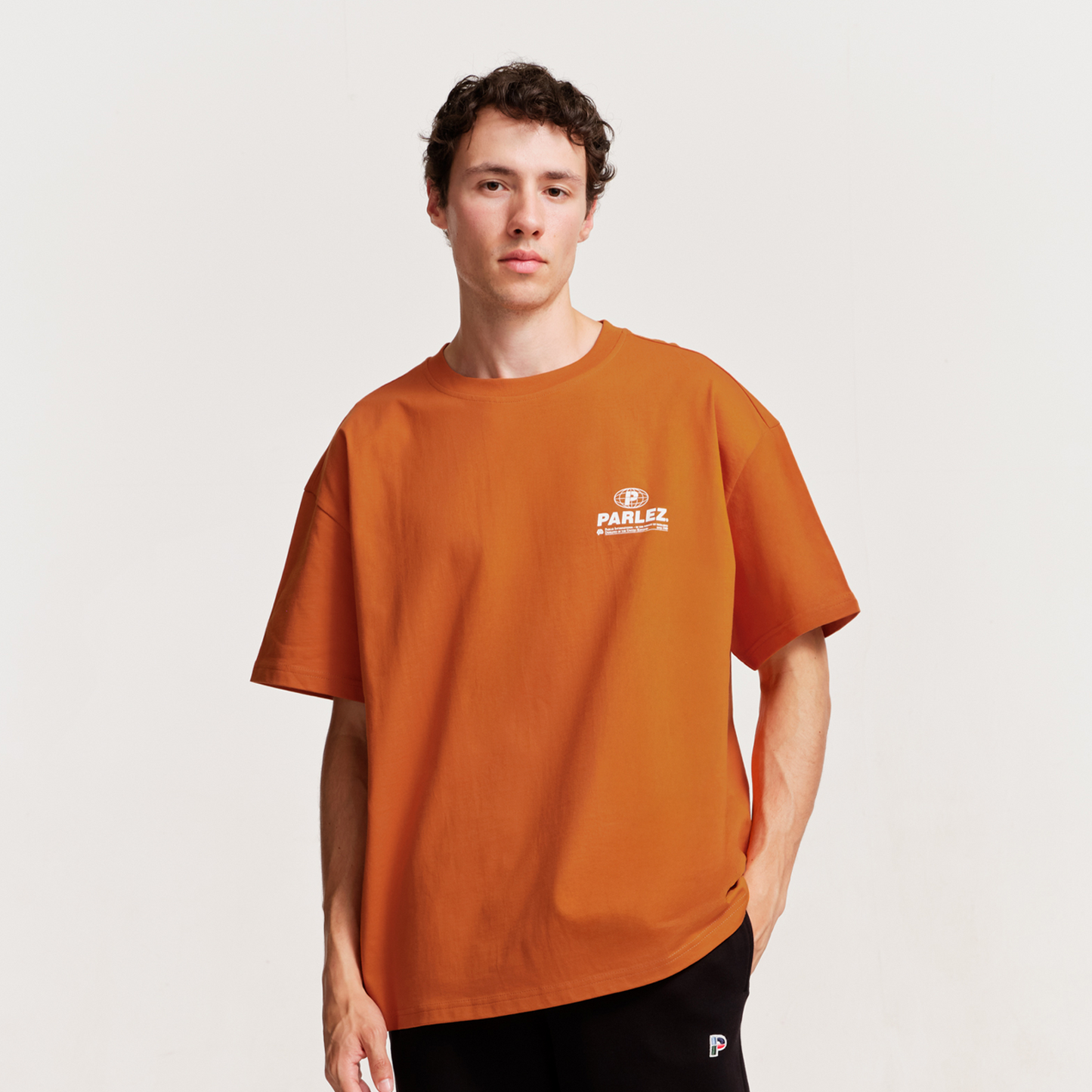 The Mens Craft Os T-Shirt Rust from Parlez clothing