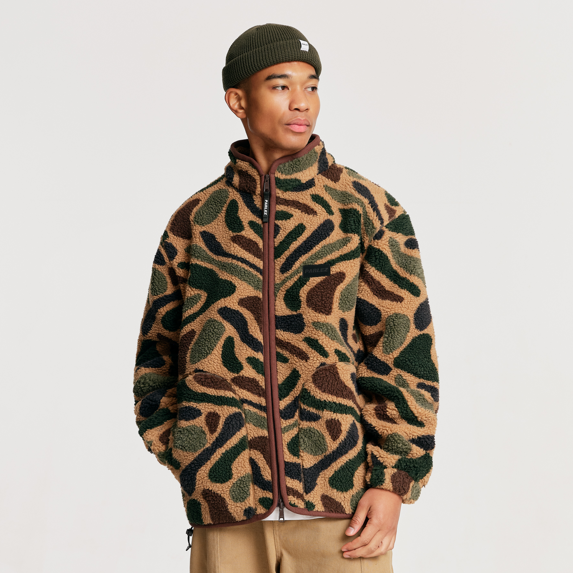 The Mens Hedgeman Fleece Camo from Parlez clothing