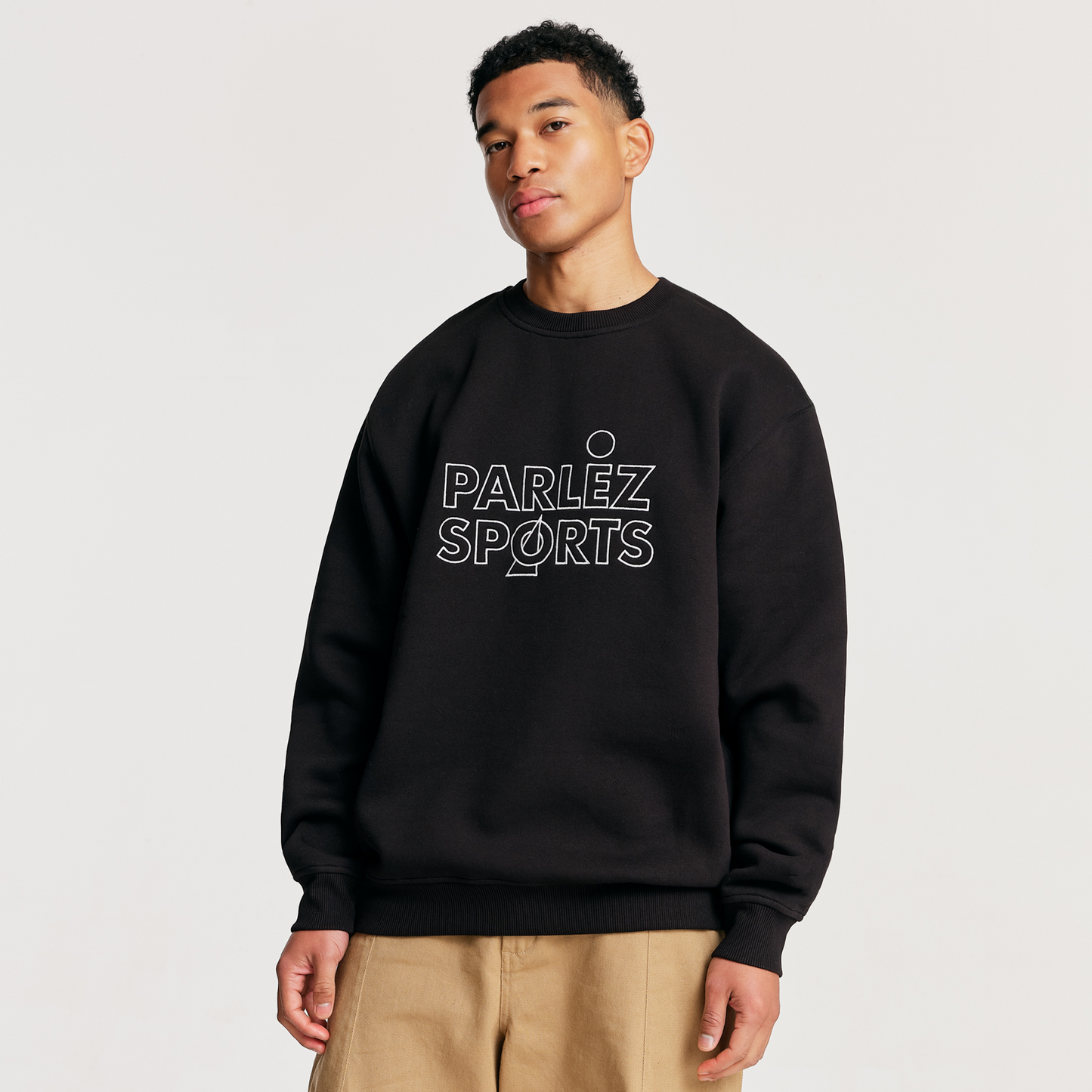 The Mens Arc Crew Black from Parlez clothing