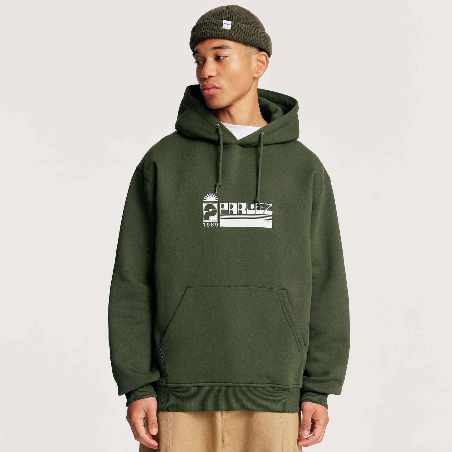The Mens Ascent Hoody Foliage from Parlez clothing