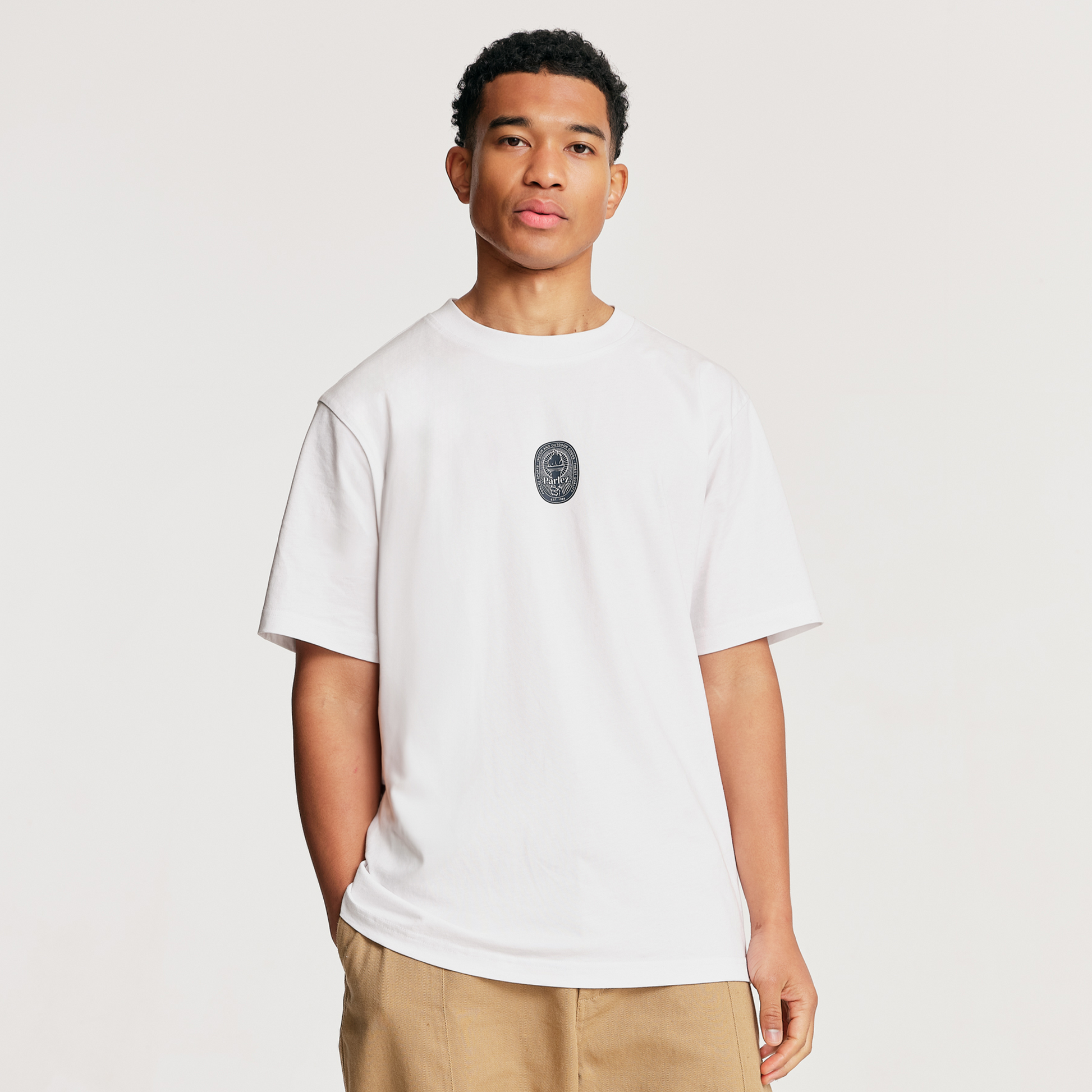 The Mens Beacon T-Shirt White from Parlez clothing