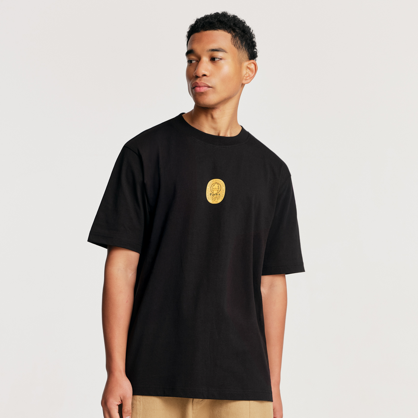 The Mens Beacon T-Shirt Black from Parlez clothing