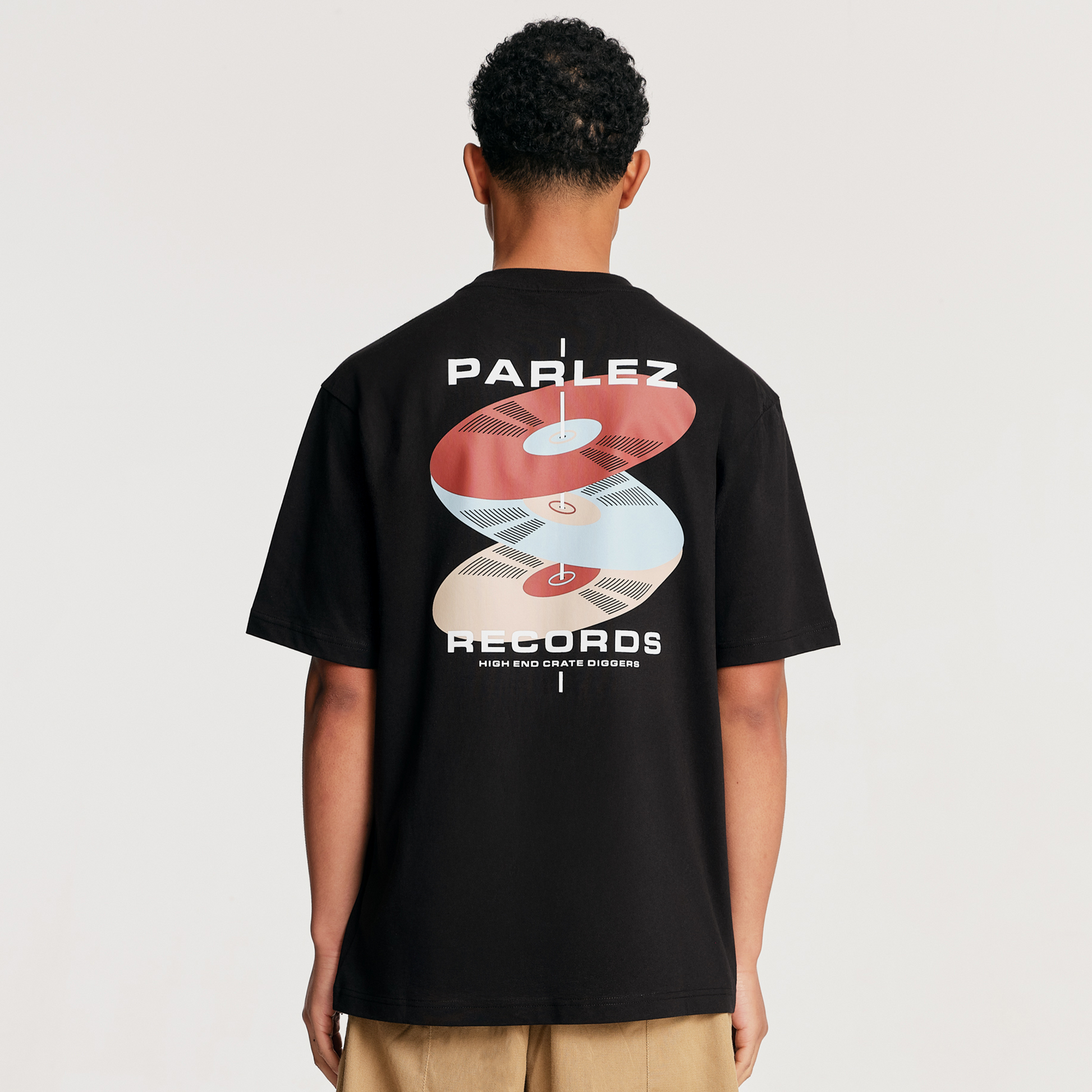 The Mens LP T-Shirt Black from Parlez clothing