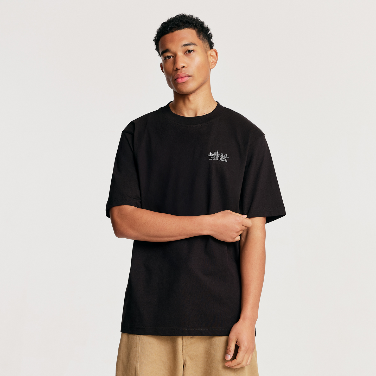 The Mens Scape T-Shirt Black from Parlez clothing