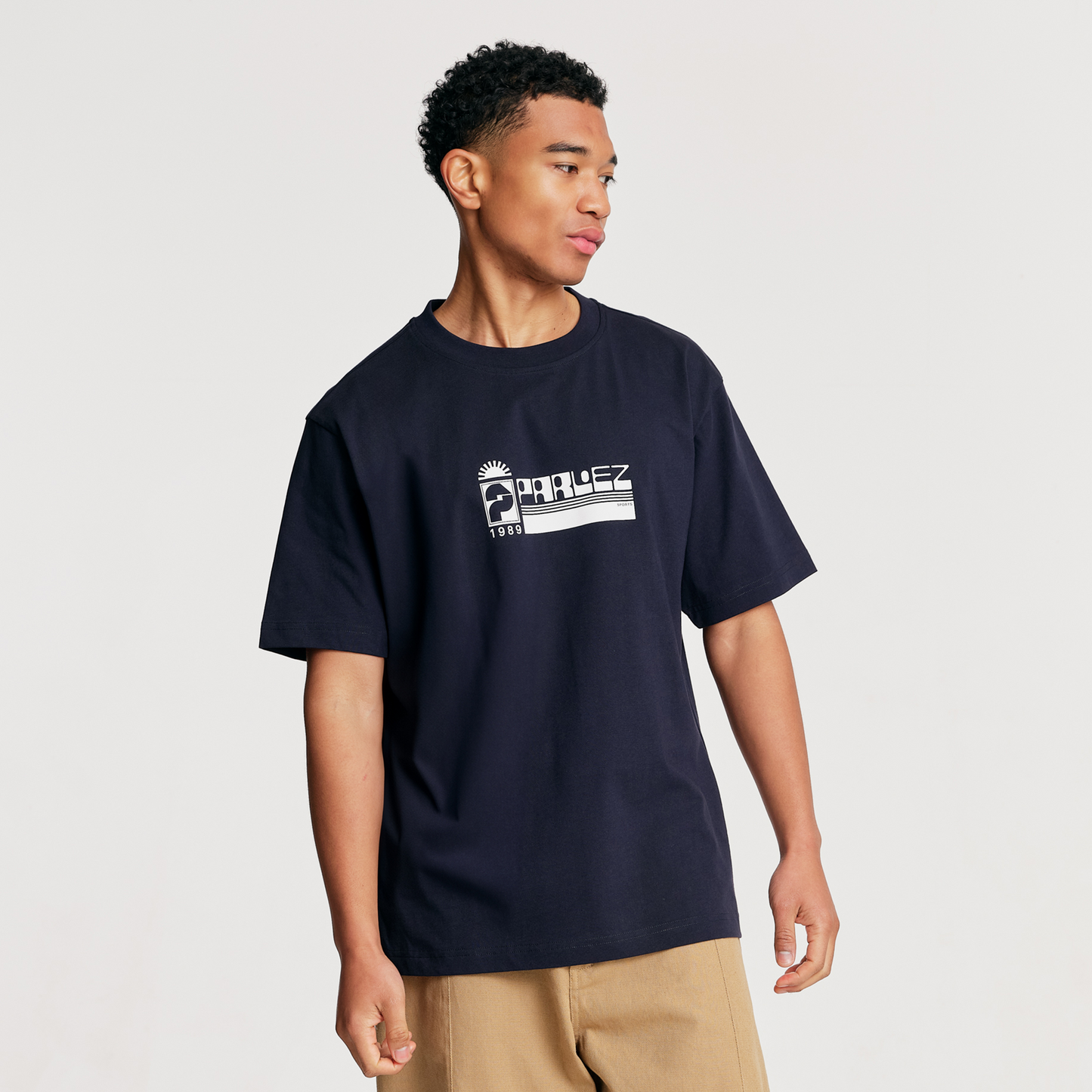 The Mens Syra T-Shirt Midnight from Parlez clothing