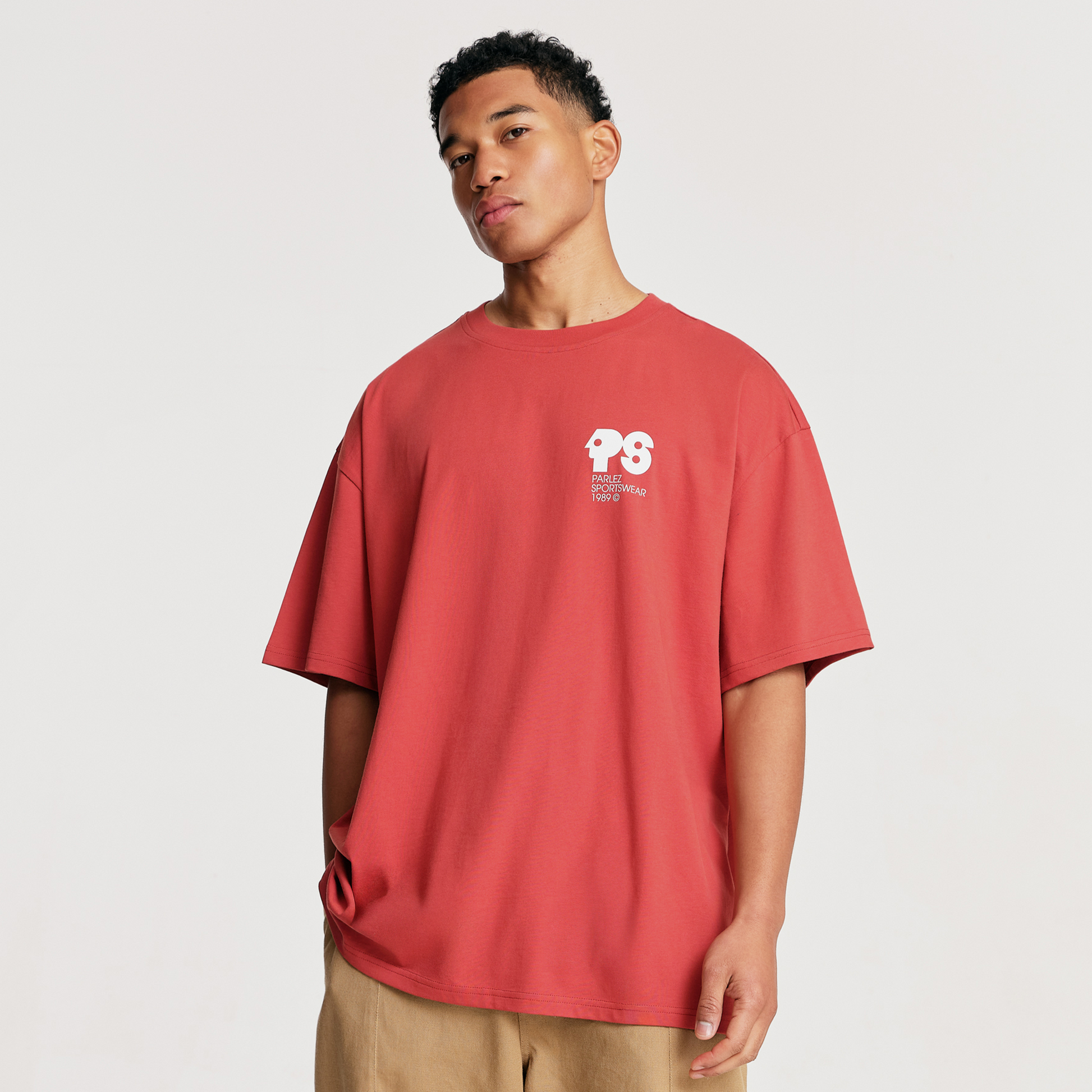 The Mens Broadcast Oversized T-Shirt Kiln from Parlez clothing