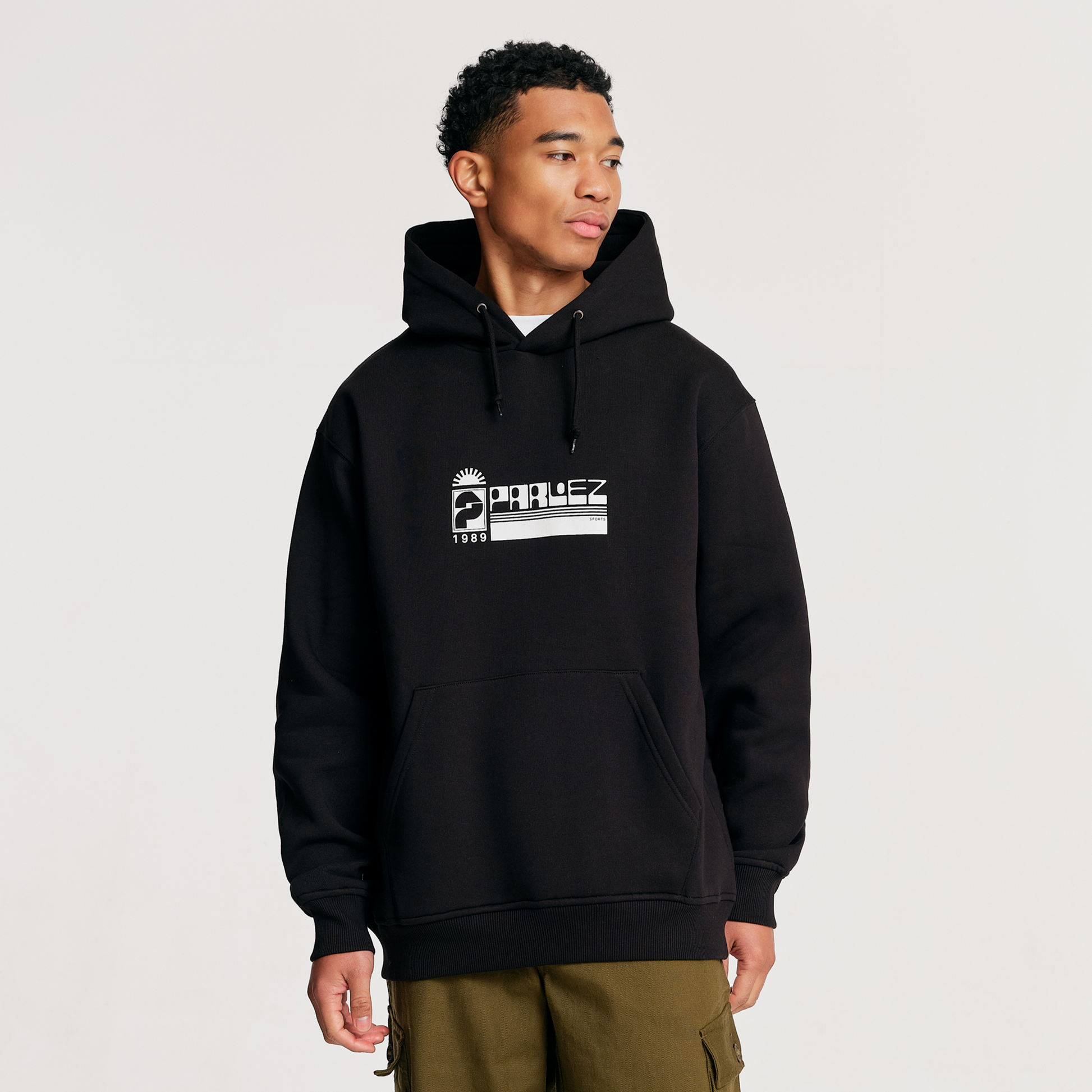 The Mens Ascent Hoody Black from Parlez clothing