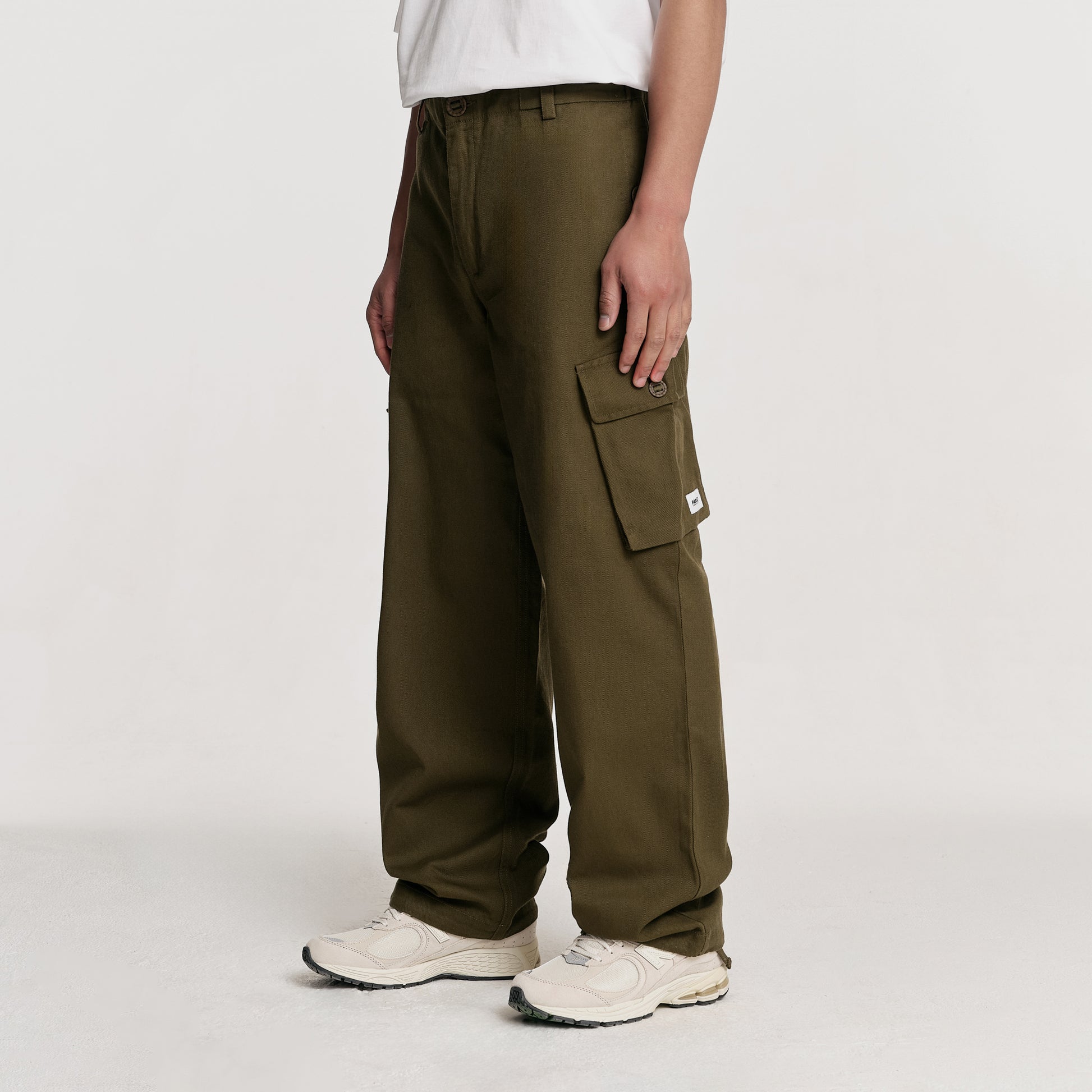 The Mens Base Trousers Moss from Parlez clothing