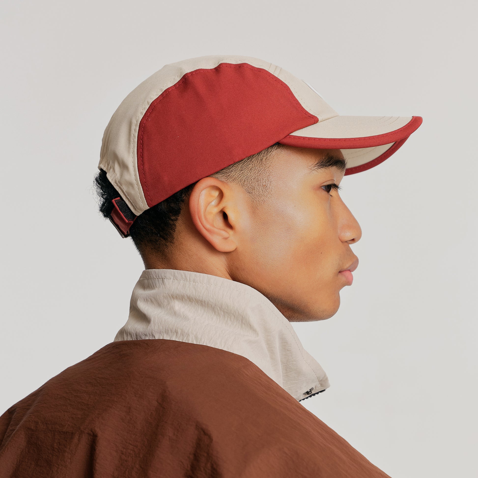 The Mens Slope 5 Panel Cap Haze from Parlez clothing