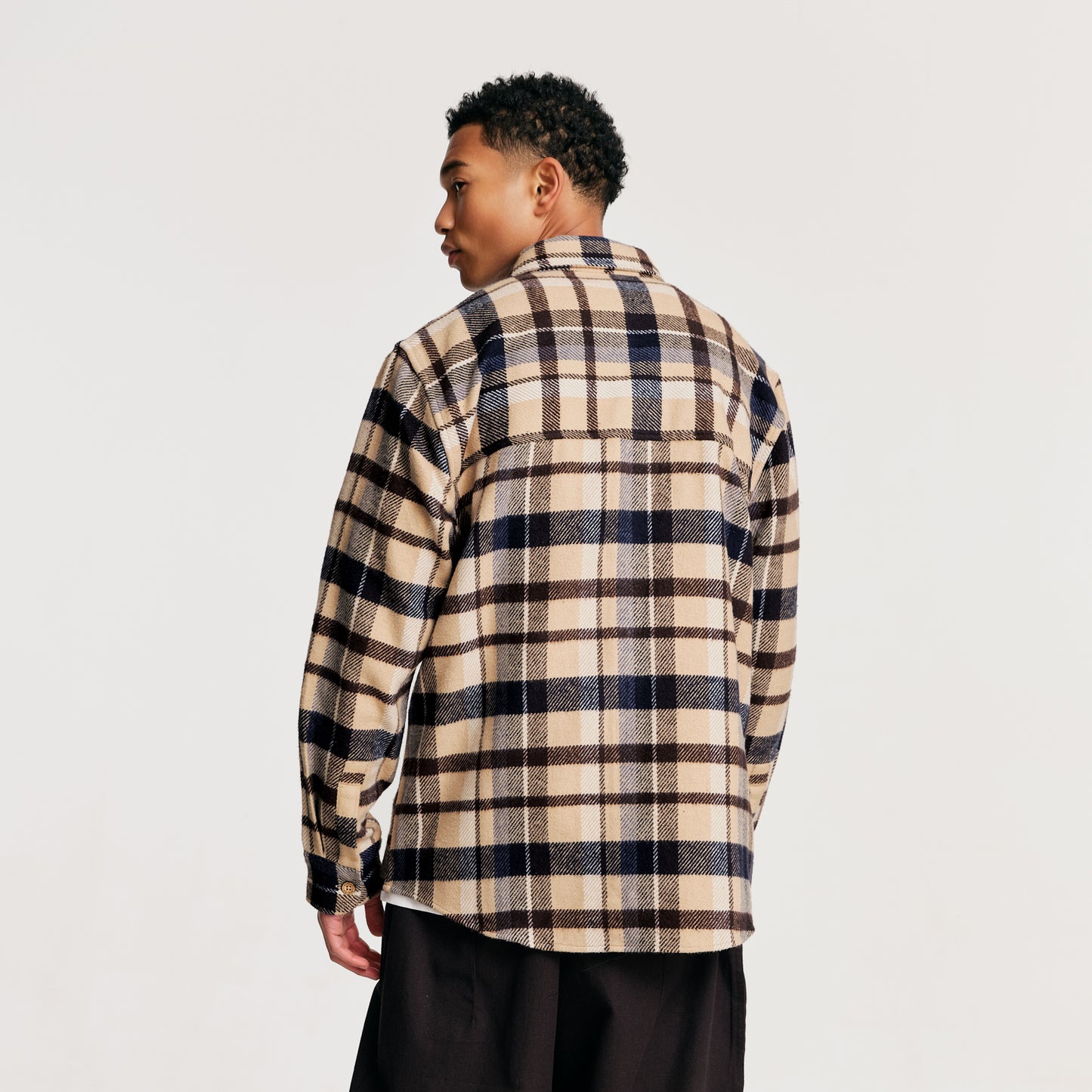 The Mens Rivington Shirt Blue Check from Parlez clothing