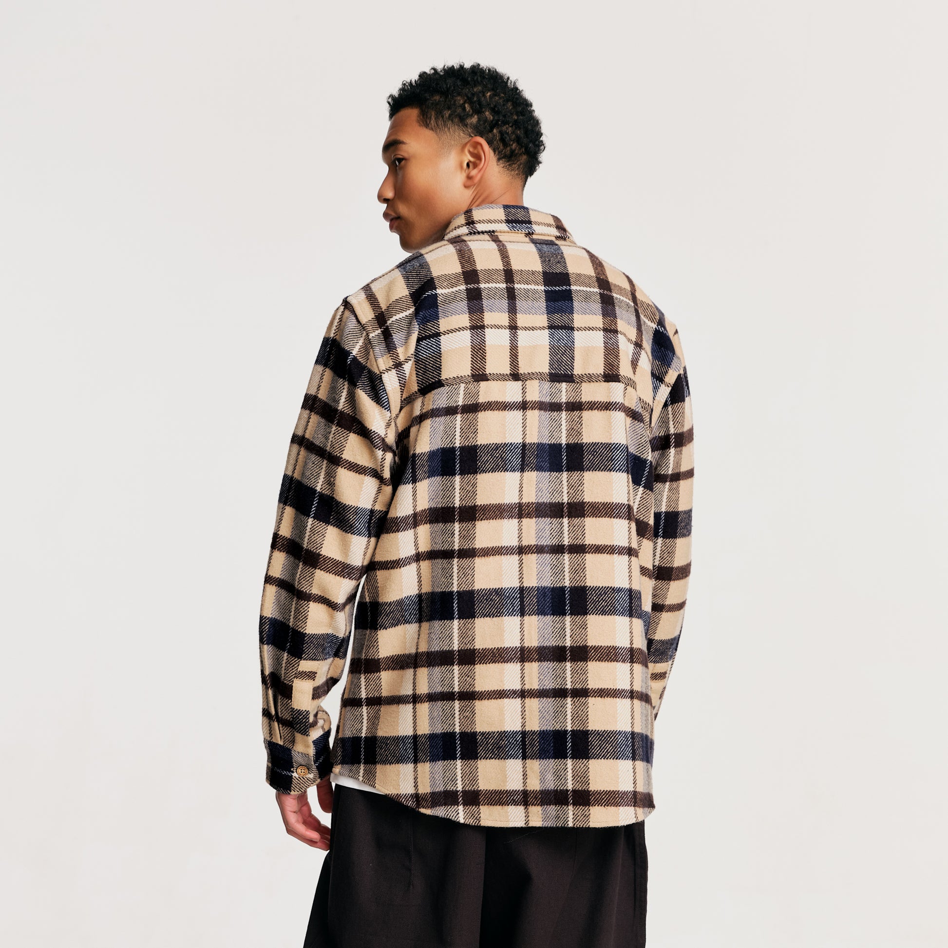 The Mens Rivington Shirt Blue Check from Parlez clothing
