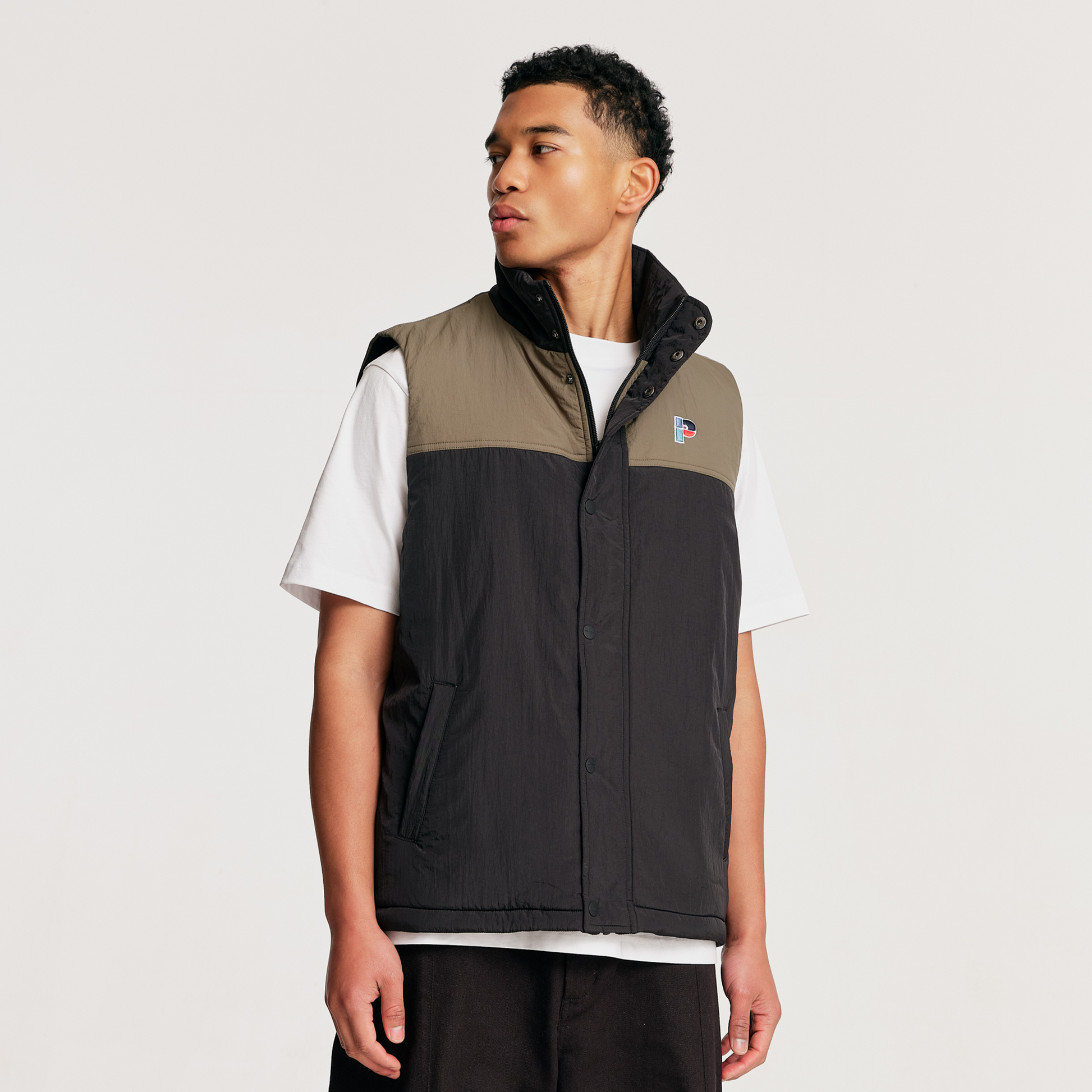 The Mens Range Gilet Black from Parlez clothing