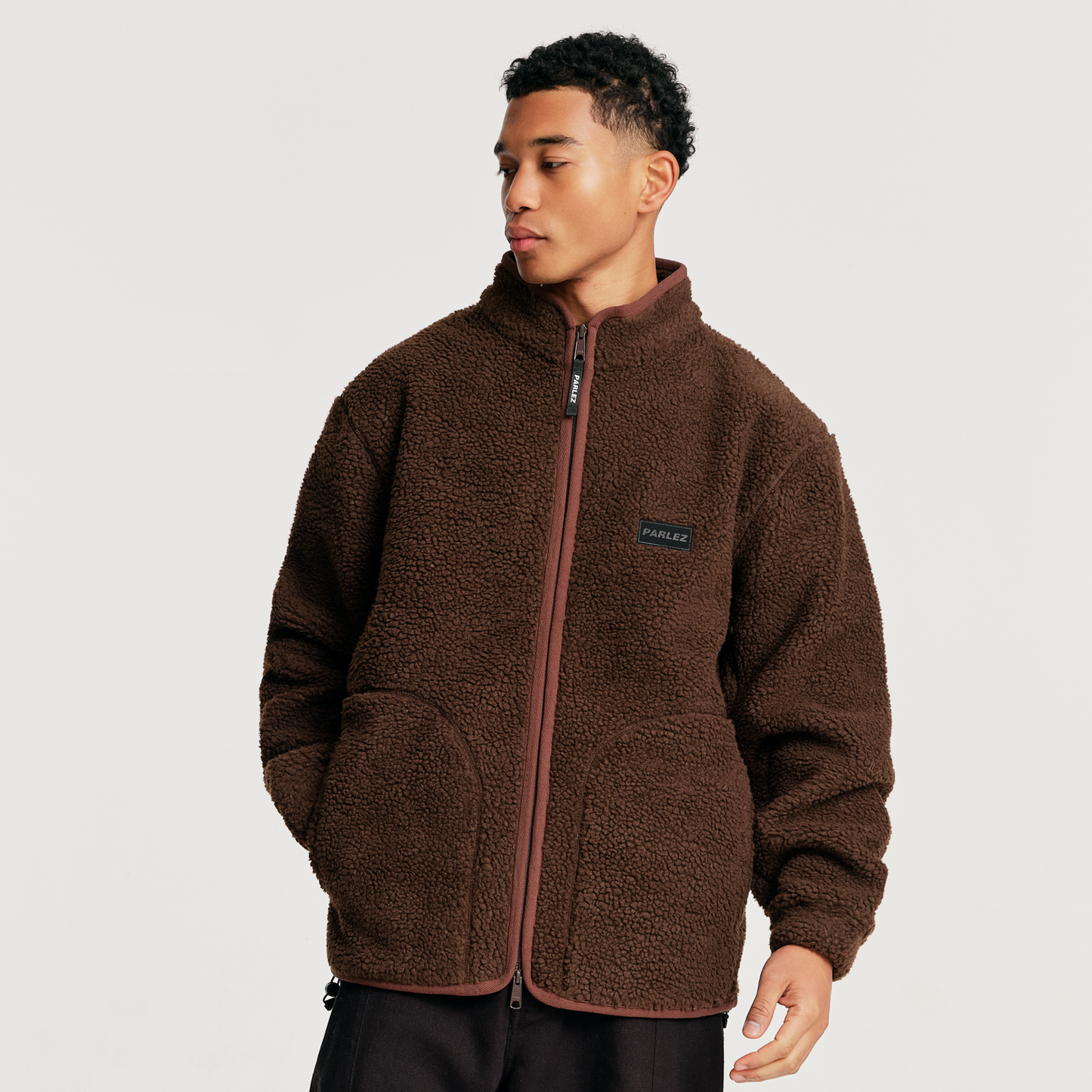 The Mens Amity Fleece Coffee from Parlez clothing