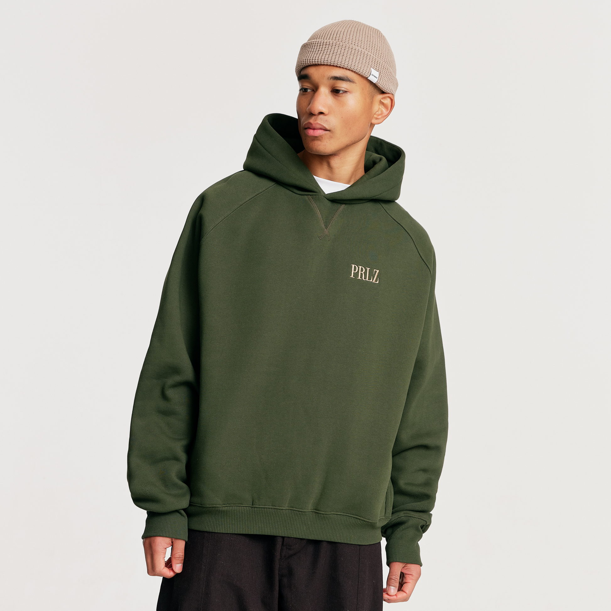 The Mens Champ Oversized Hoody Foliage from Parlez clothing