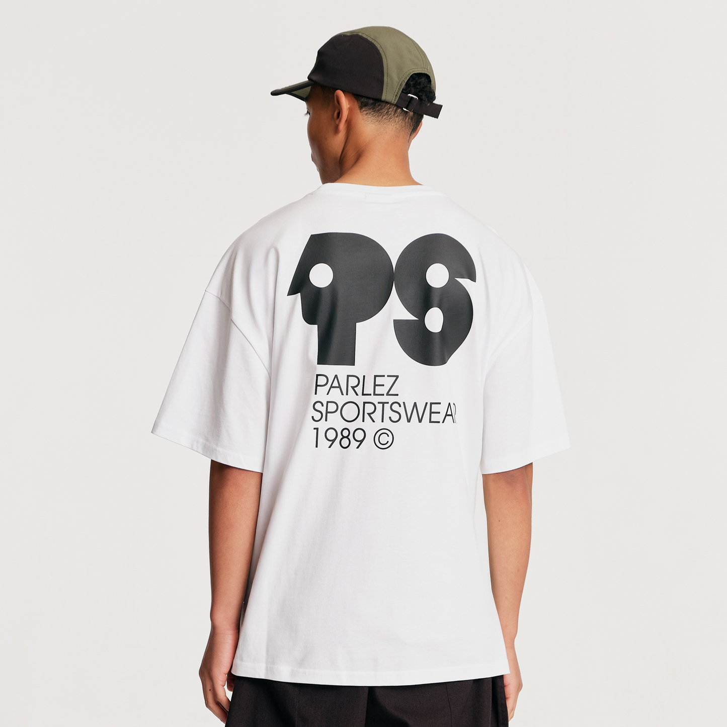 The Mens Broadcast Oversized T-Shirt White from Parlez clothing