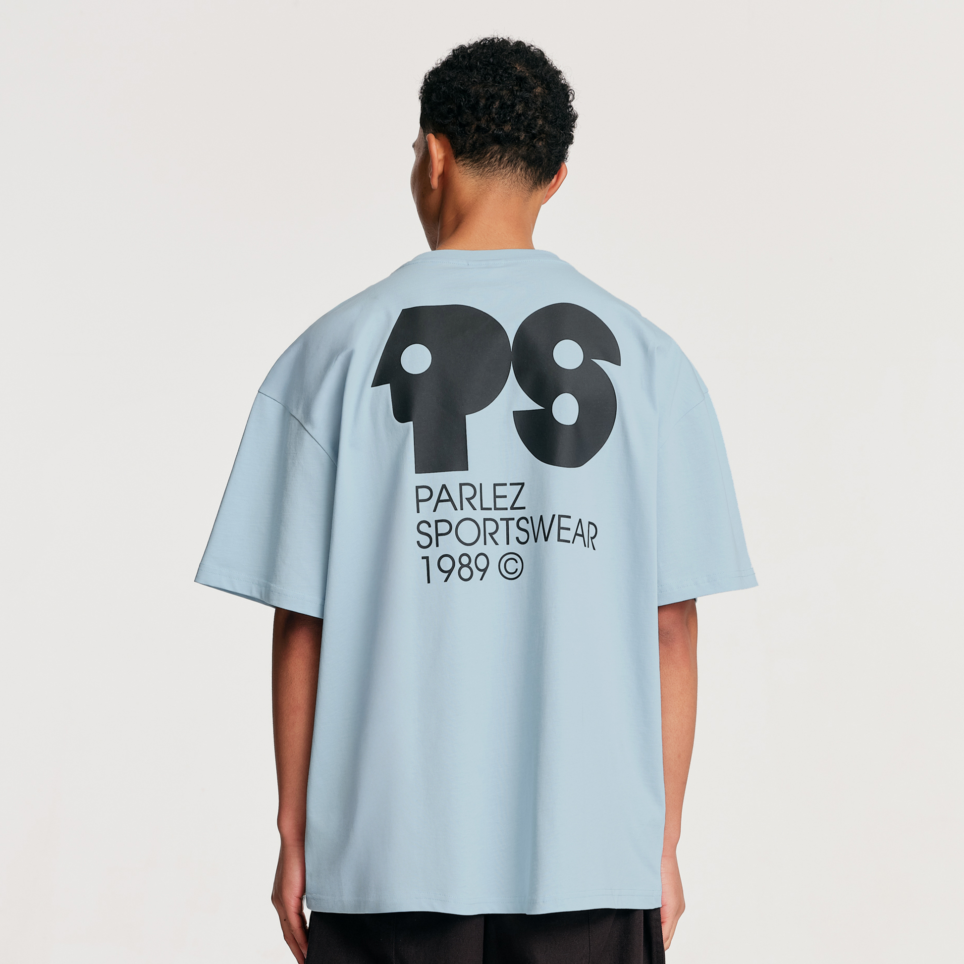 The Mens Broadcast Oversized T-Shirt Dusk from Parlez clothing