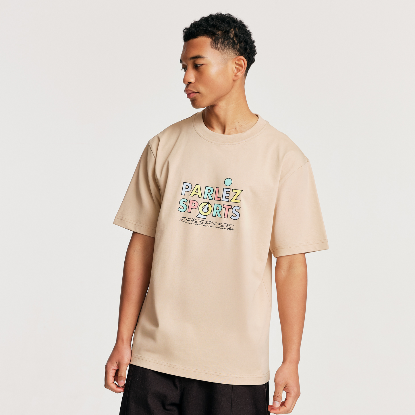 The Mens Form T-Shirt Haze from Parlez clothing