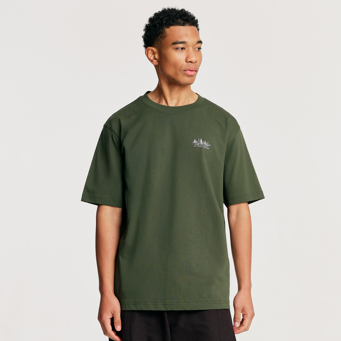 The Mens Scape T-Shirt Foliage from Parlez clothing