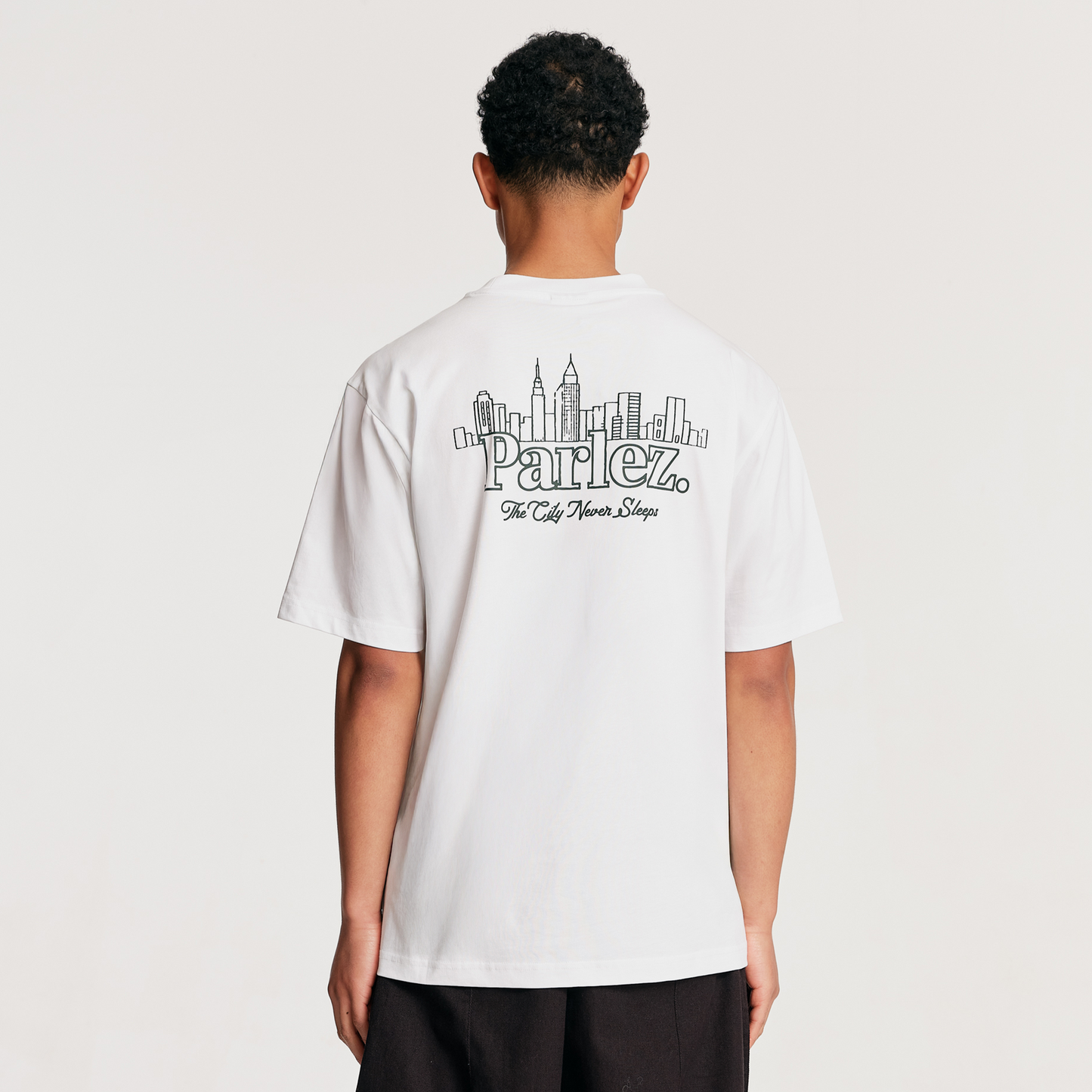 The Mens Scape T-Shirt White from Parlez clothing