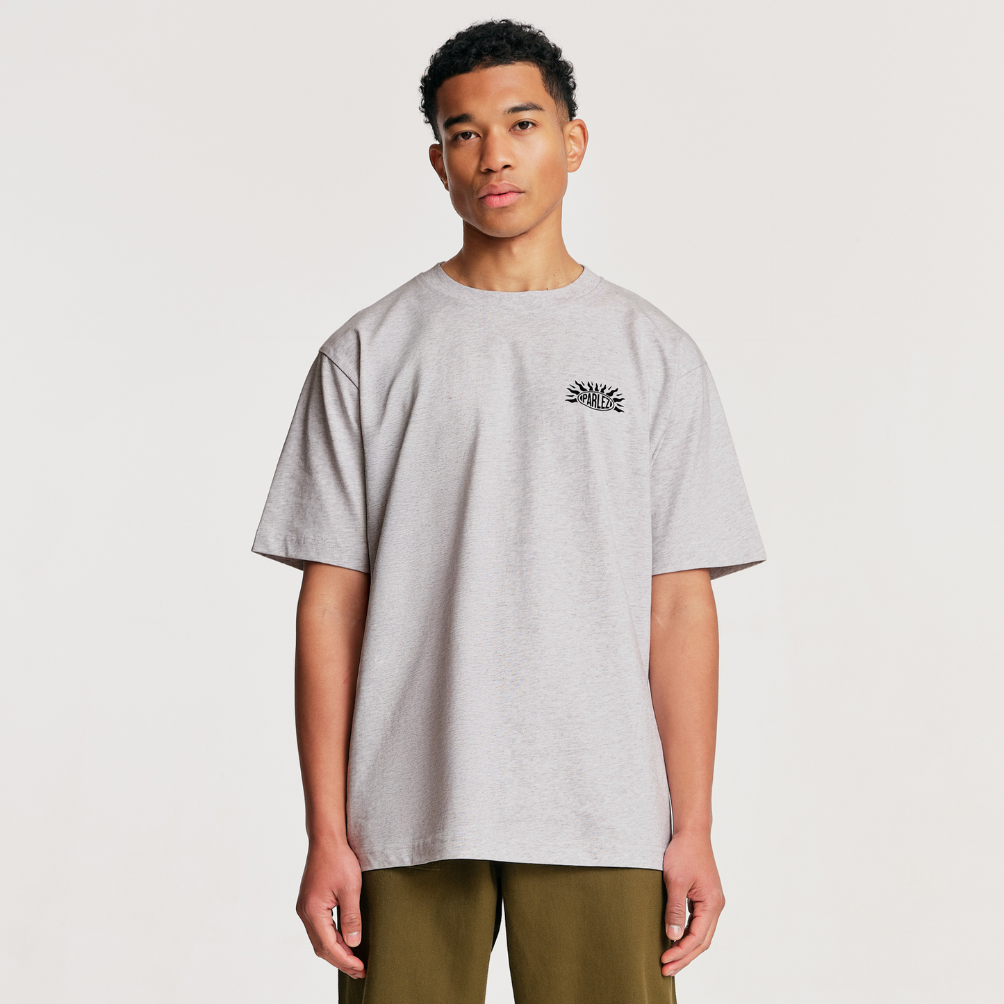 The Mens Soleil T-Shirt Heather from Parlez clothing