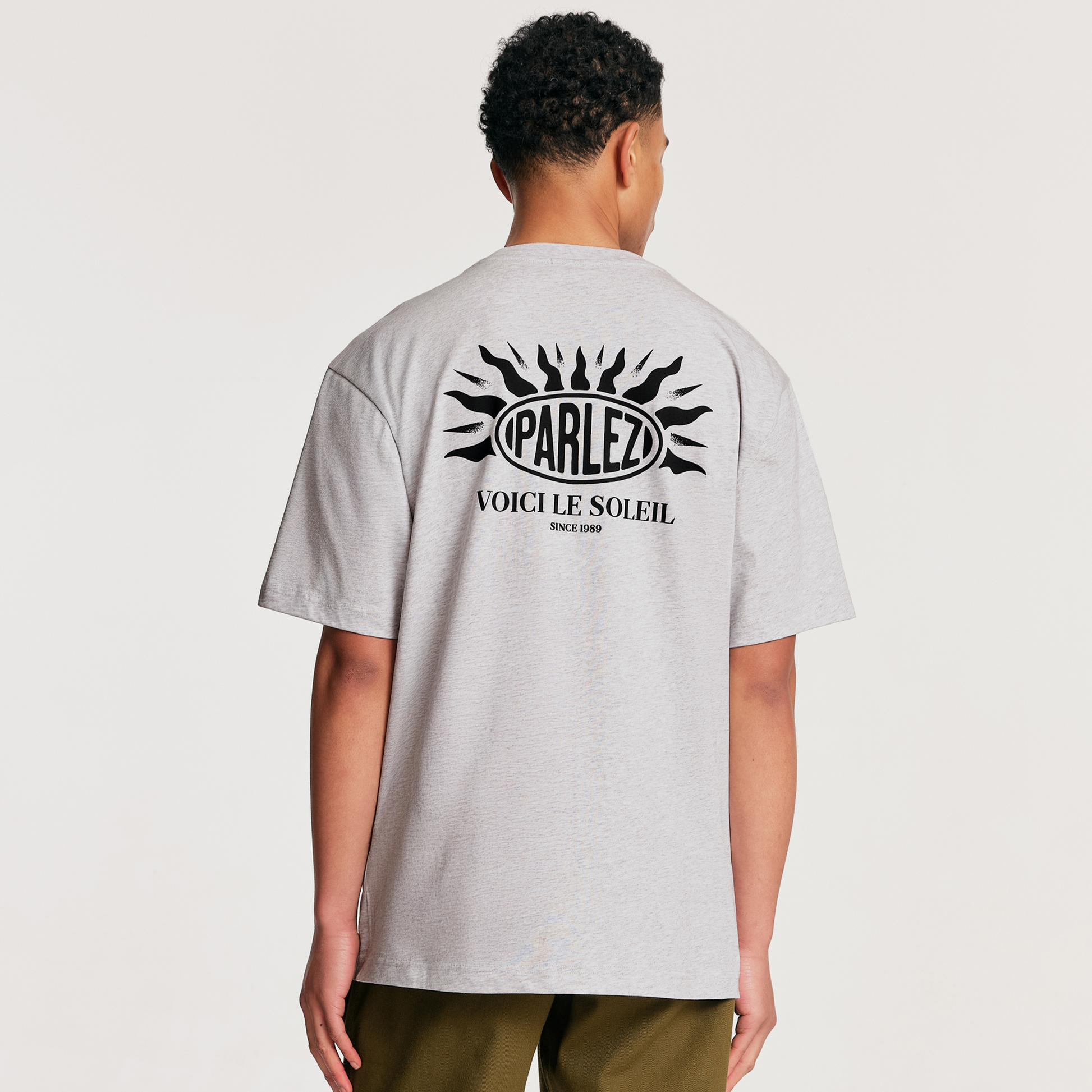 The Mens Soleil T-Shirt Heather from Parlez clothing