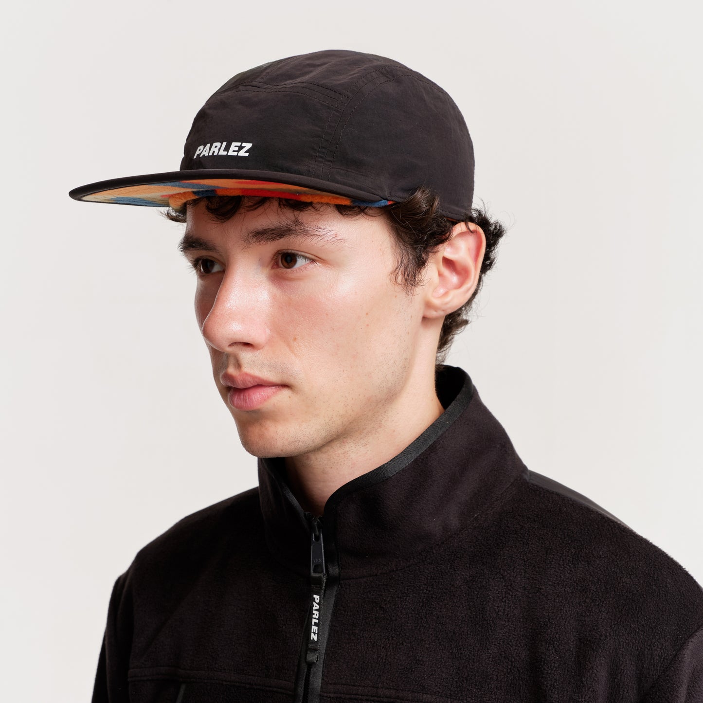 The Mens Jam 5 Panel Reversible Cap Black from Parlez clothing