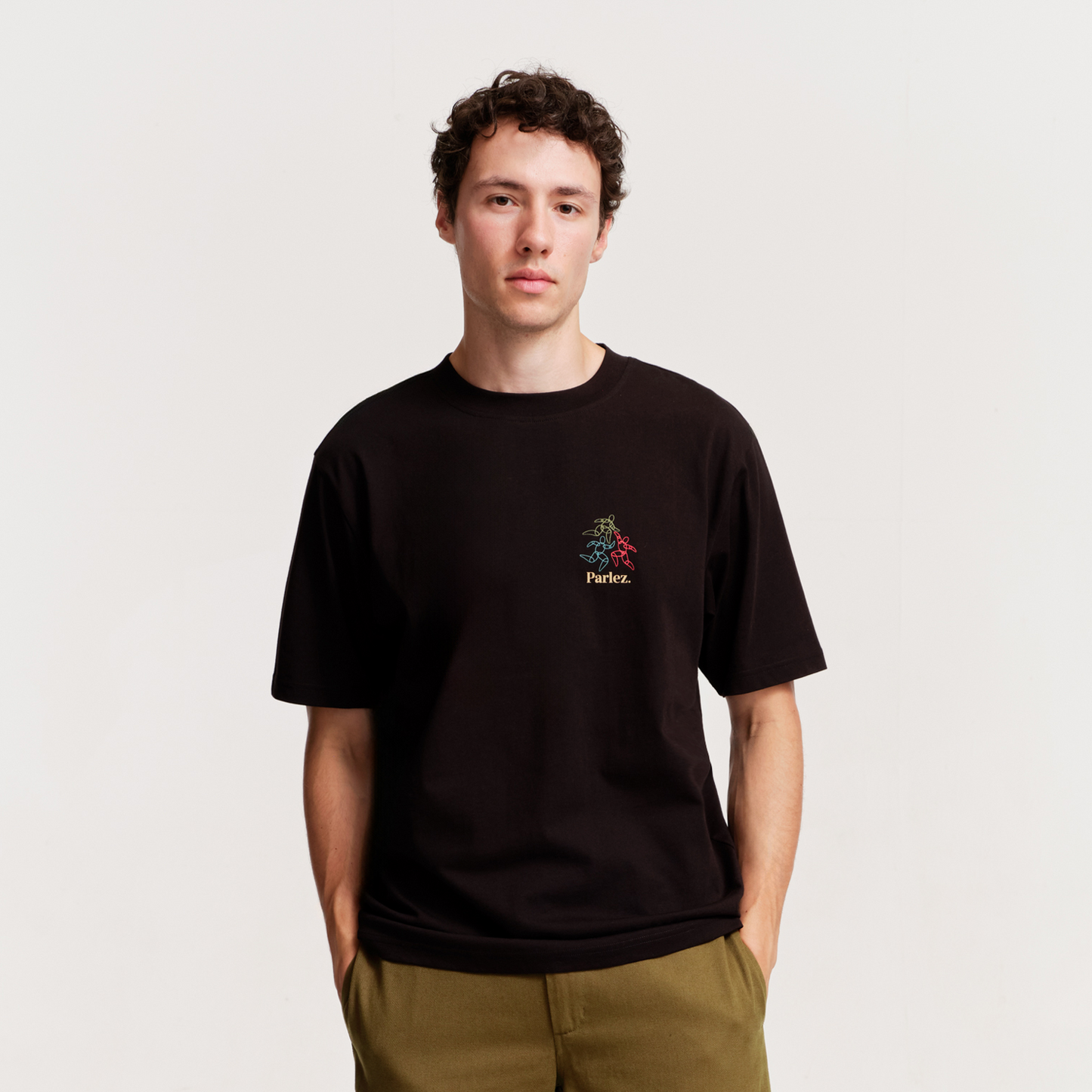 The Mens Corpora T-Shirt Black from Parlez clothing