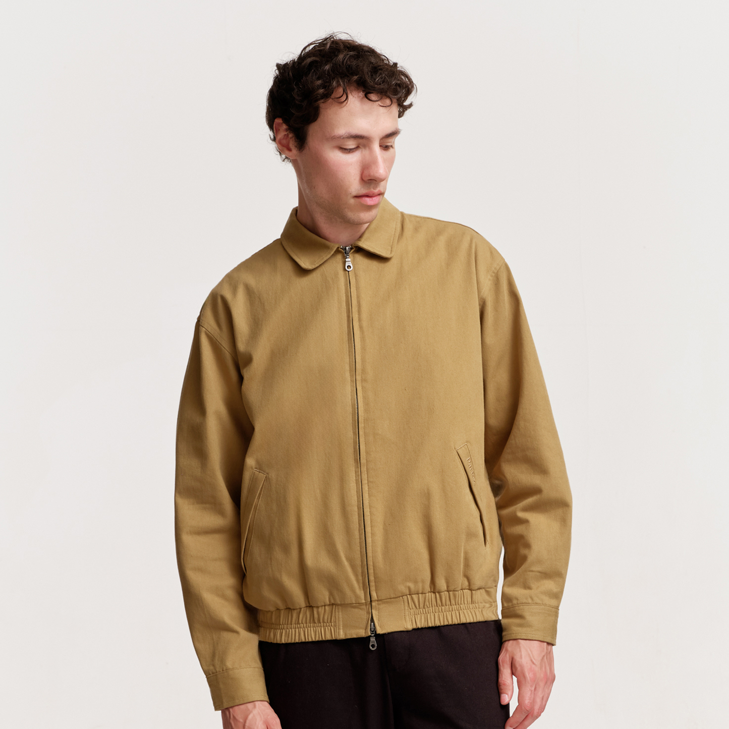 The Mens Verge Jacket Sand from Parlez clothing