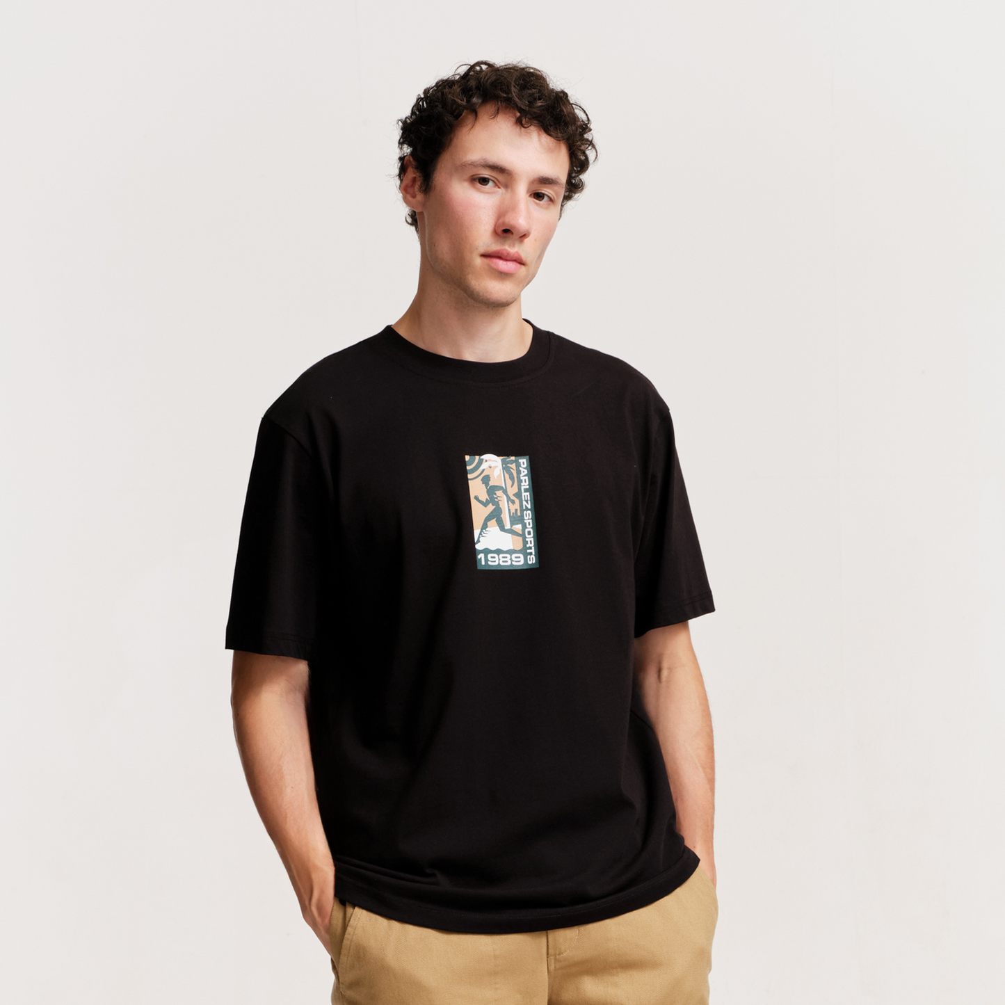 The Mens Vita T-Shirt Black from Parlez clothing