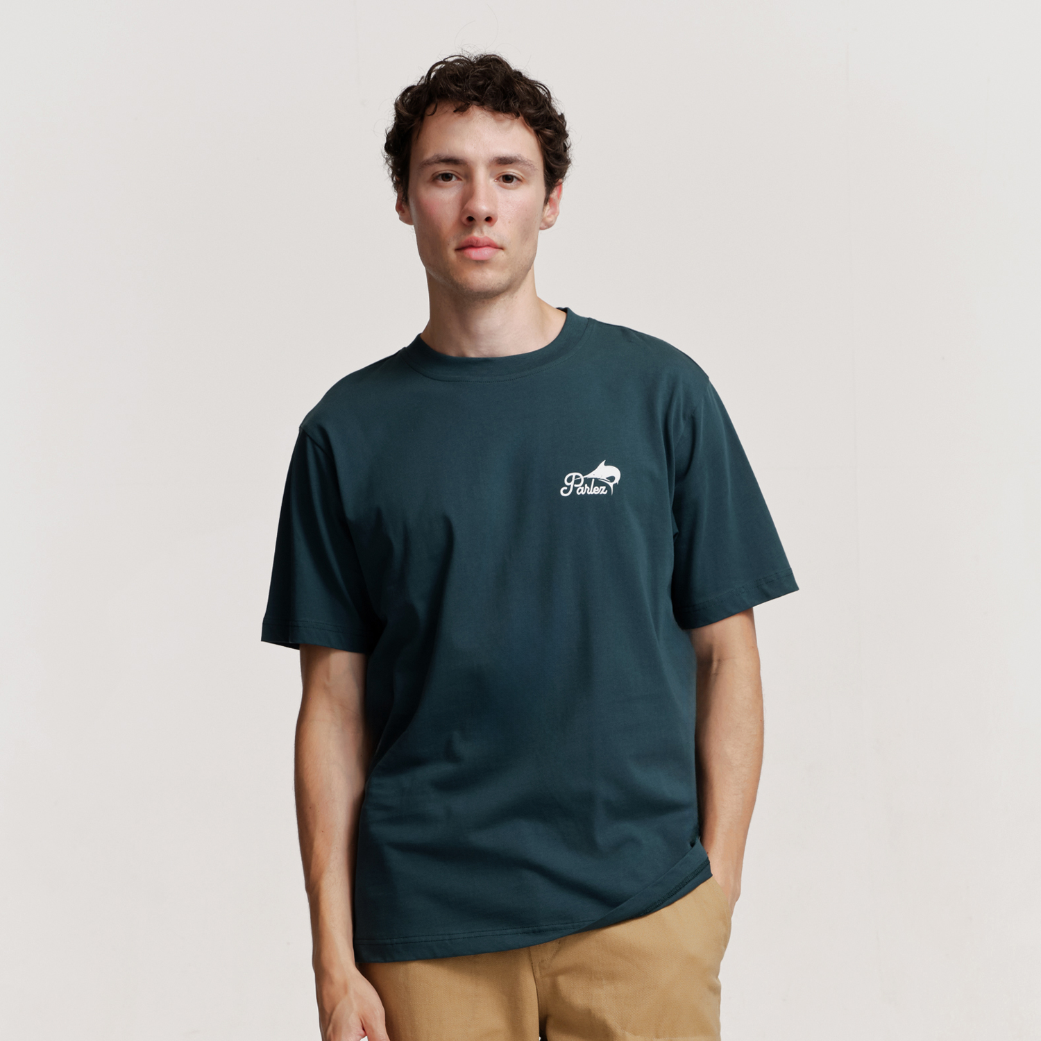 The Mens Release T-Shirt Petrol from Parlez clothing