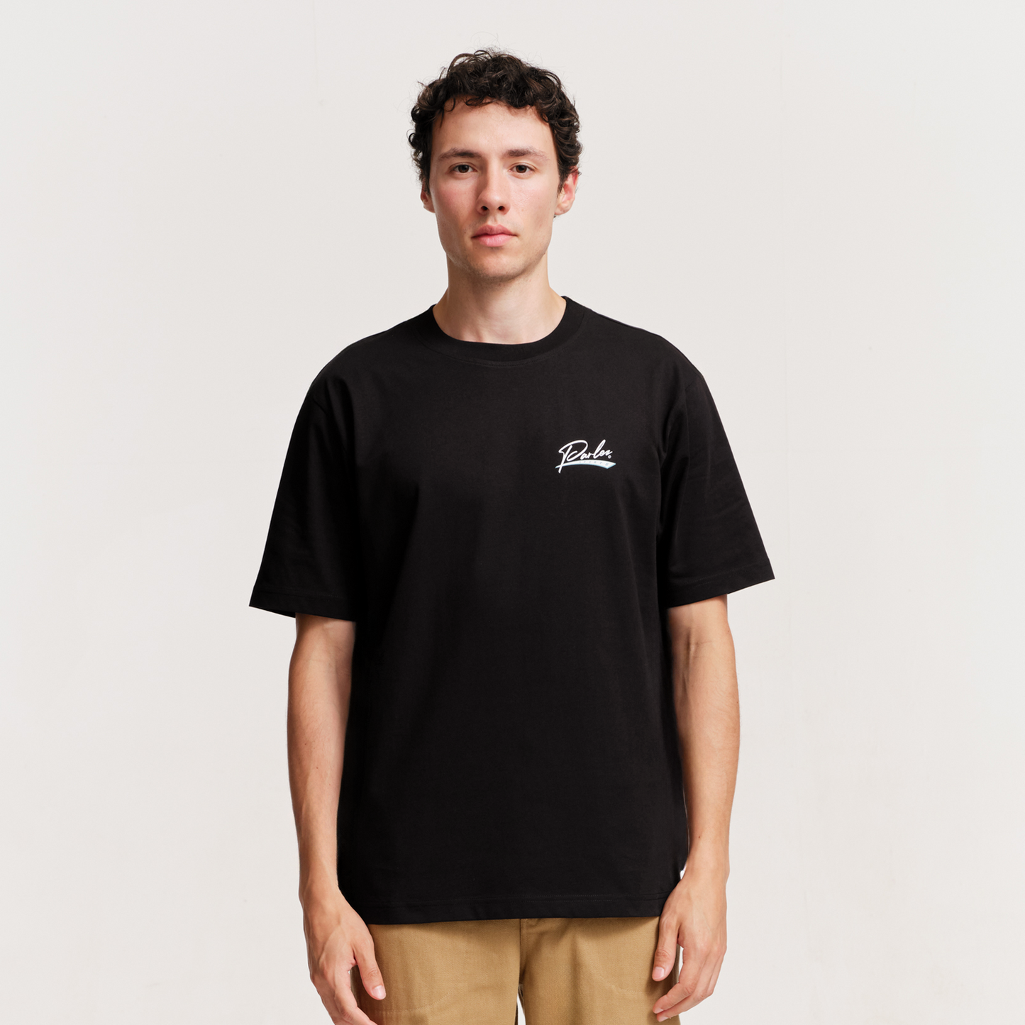 The Mens Inning T-Shirt Black from Parlez clothing