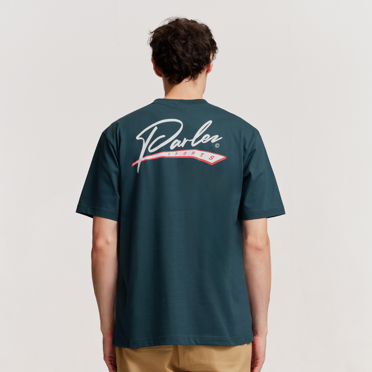 The Mens Inning T-Shirt Petrol from Parlez clothing