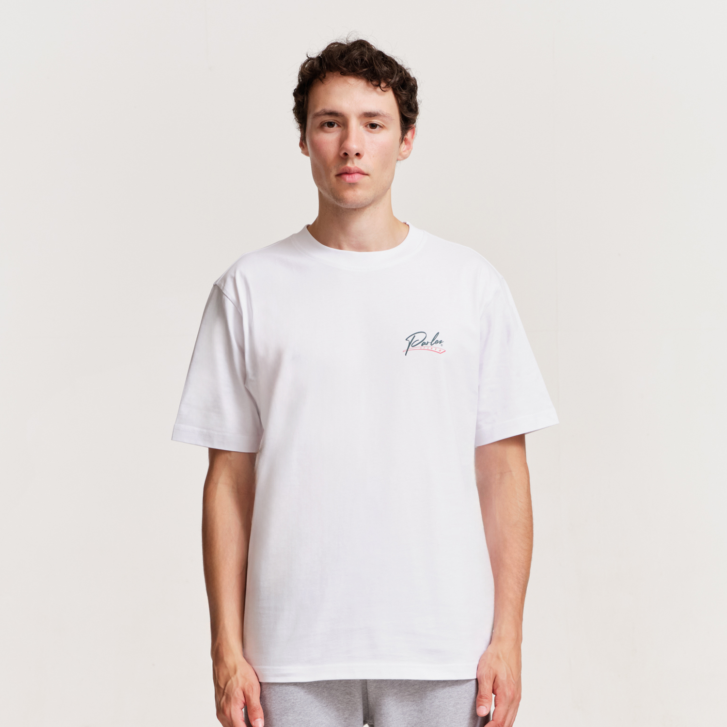 The Mens Inning Os T-Shirt White from Parlez clothing