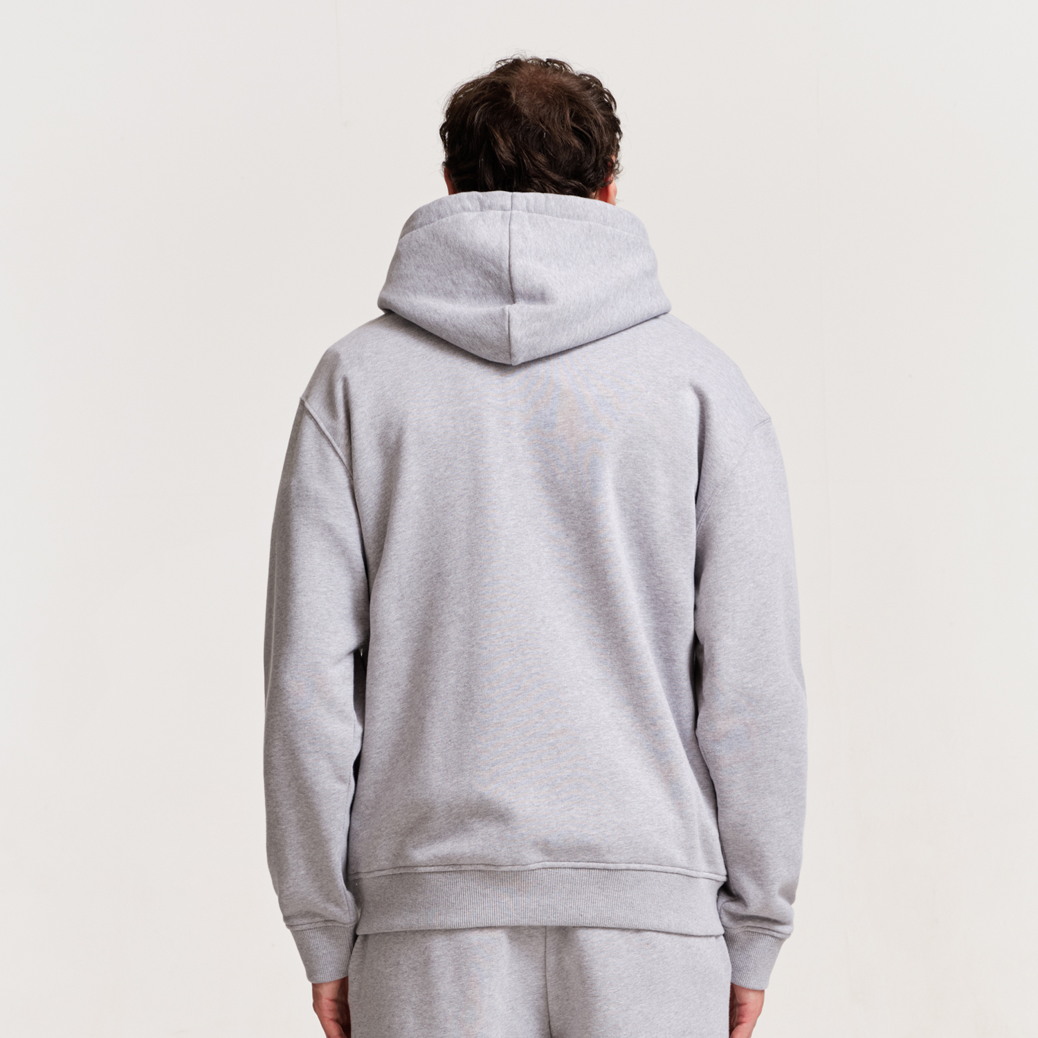 The Mens Demi Zip Hoodie Heather from Parlez clothing