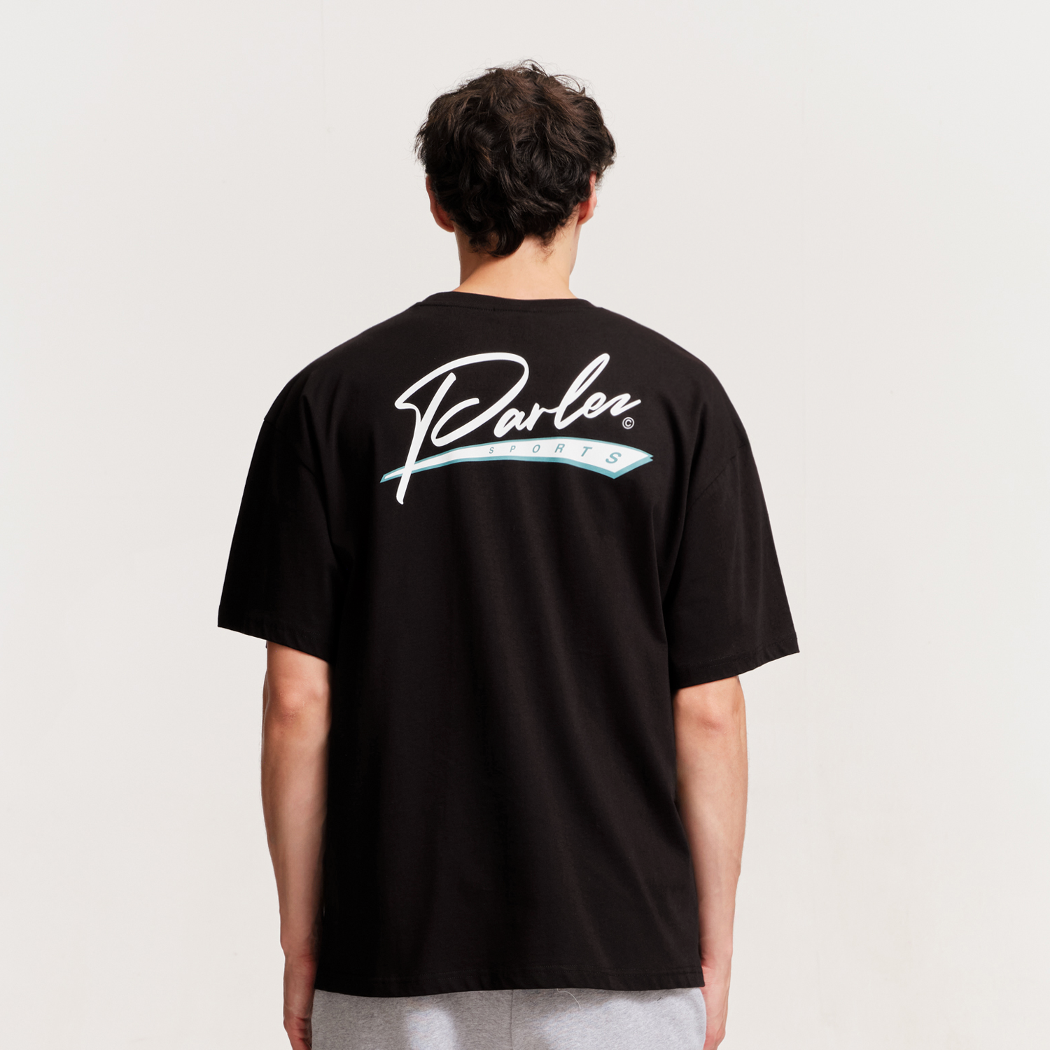 The Mens Inning Os T-Shirt Black from Parlez clothing