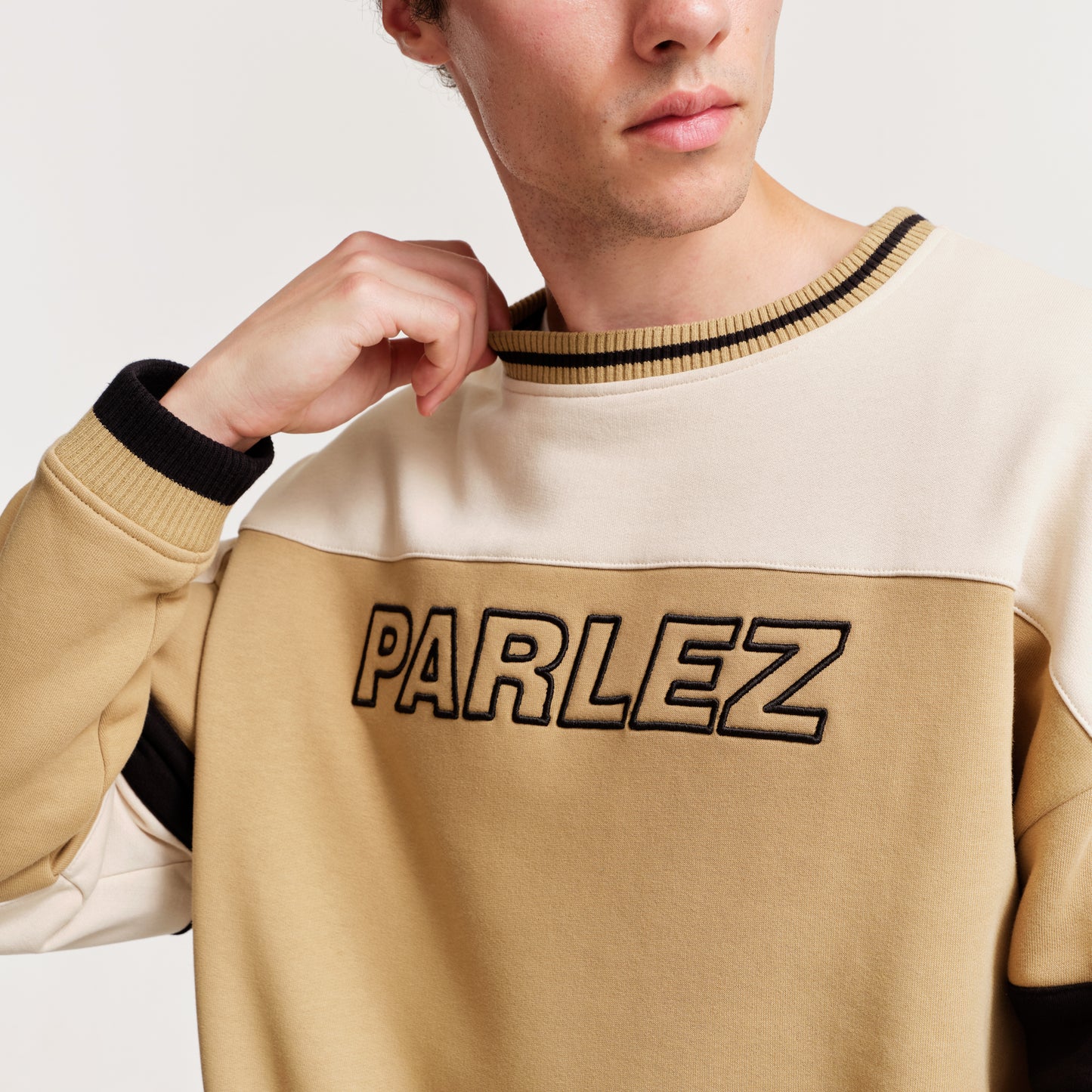 The Mens Club Oversized Sweatshirt Shell from Parlez clothing