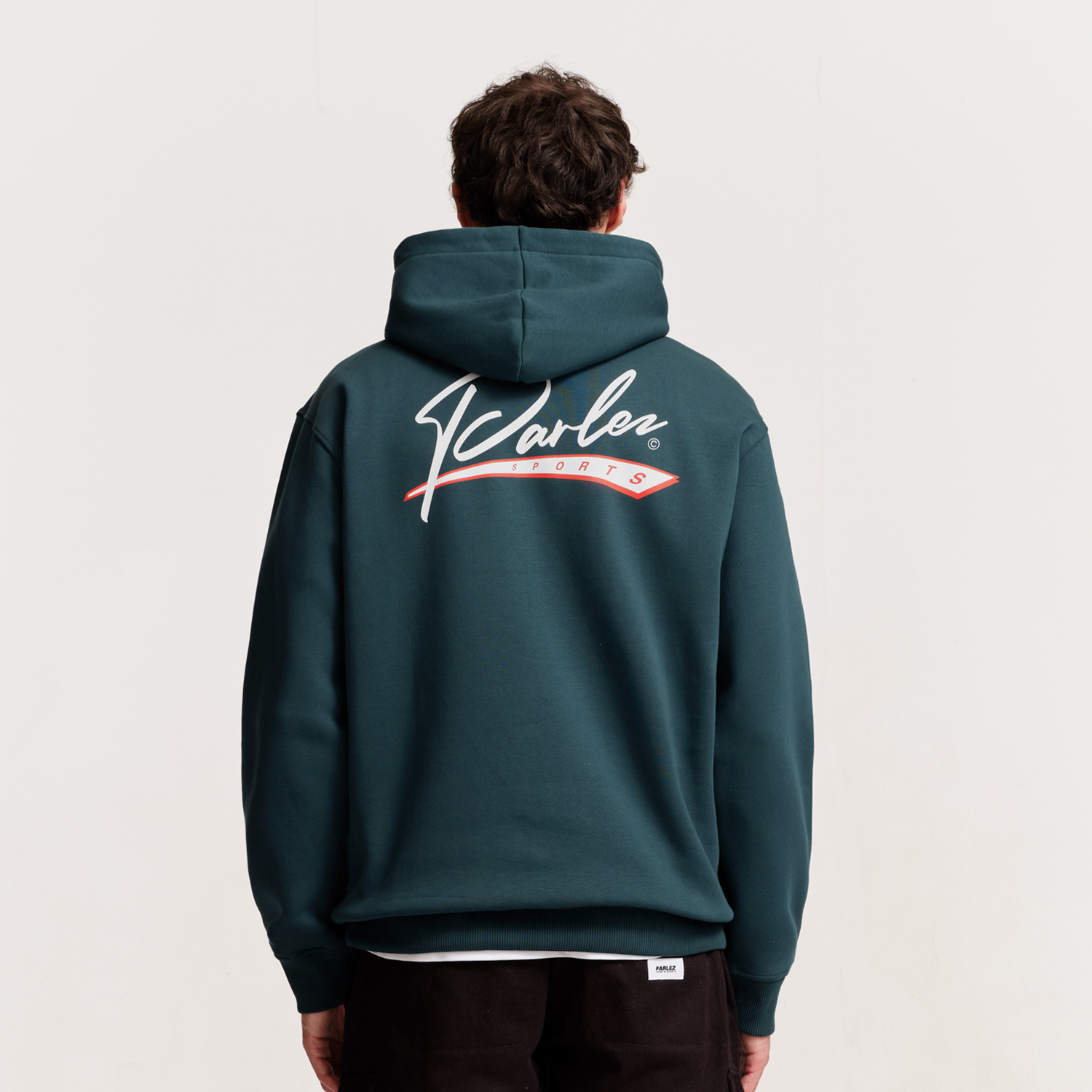 The Mens Chisel Hoodie Petrol from Parlez clothing